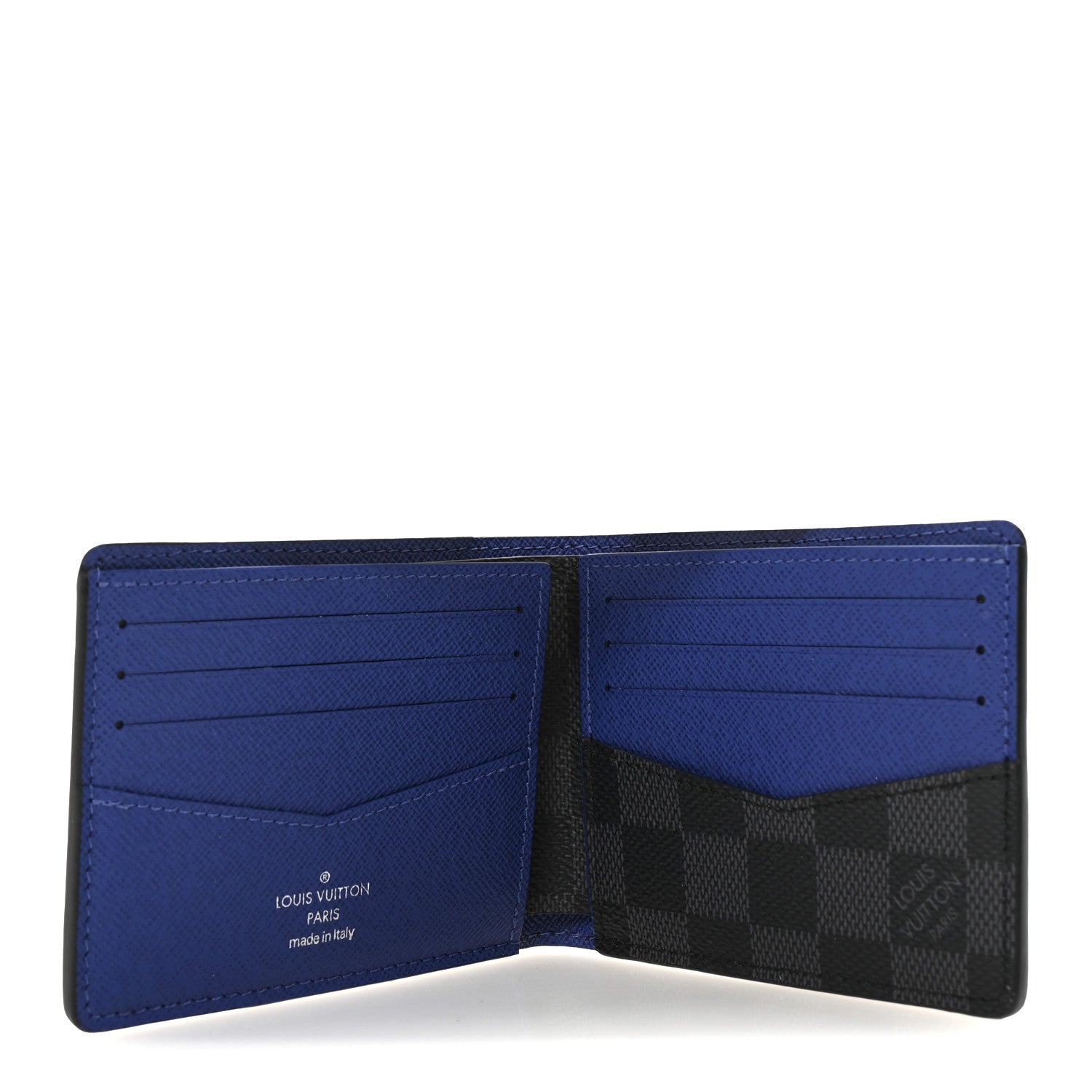 Damier Graphite Slender Wallet Blue
