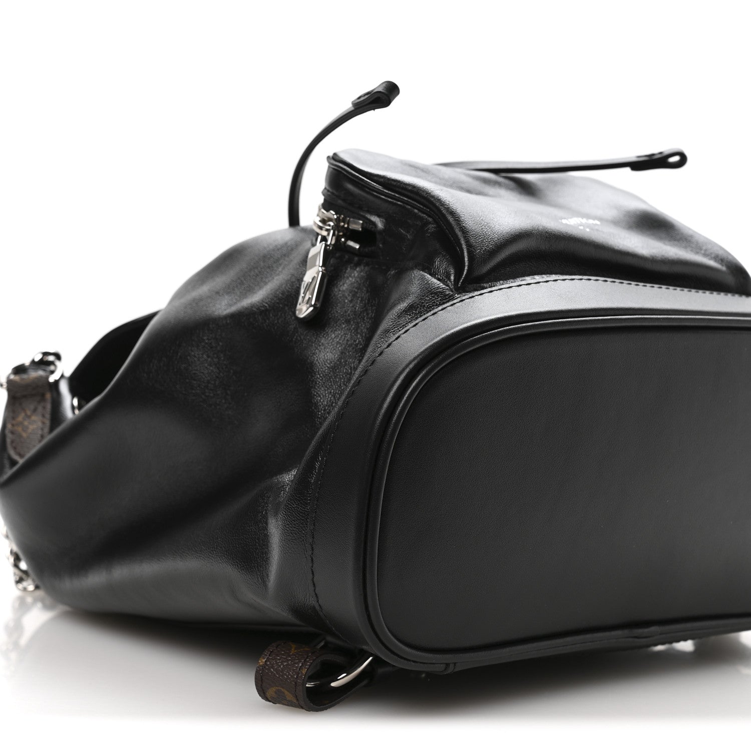 Lambskin Monogram Montsouris Vibe PM Black
