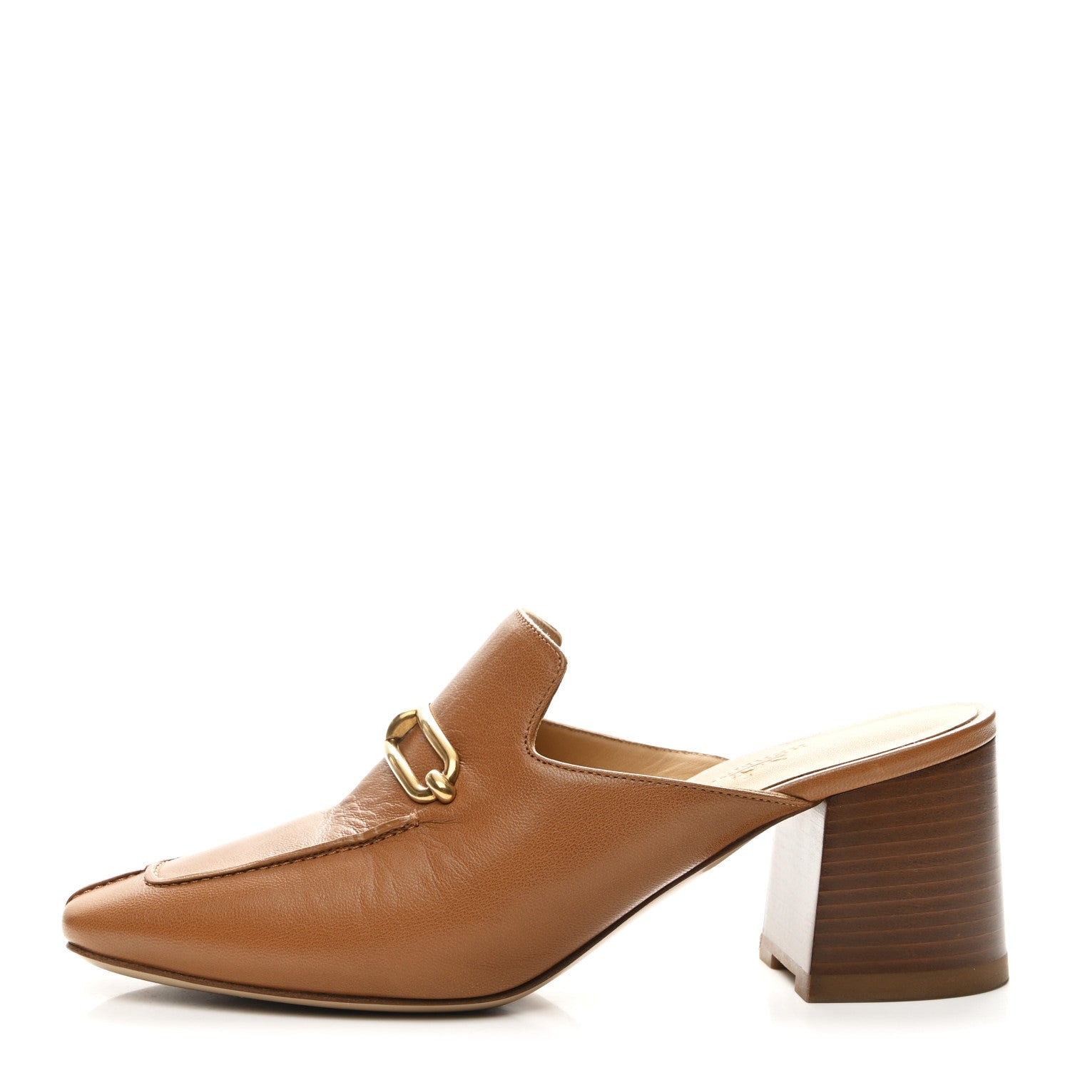 Goatskin Womens Gisele 60 Mules 38 Naturel