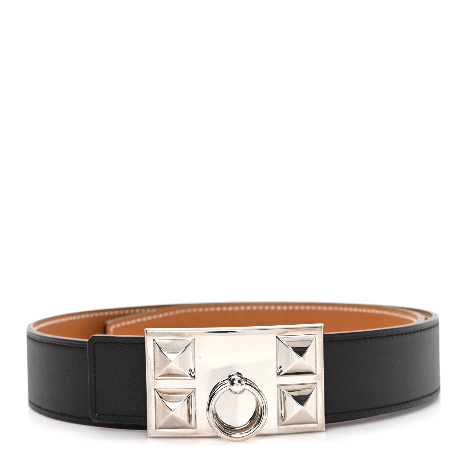 Epsom Swift 24mm Collier De Chien CDC Belt 75 30 Gold Black