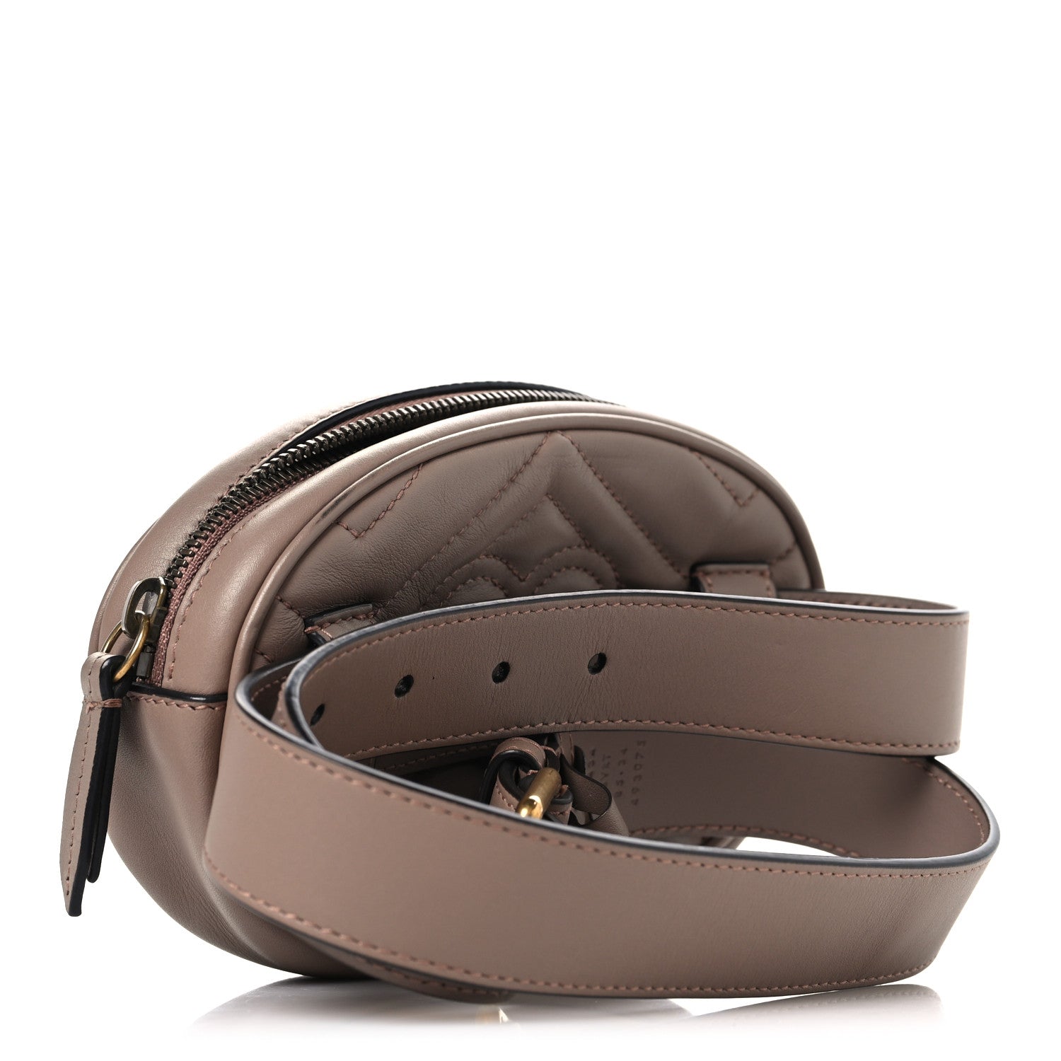 Calfskin Matelasse GG Marmont Belt Bag 85 34 Porcelain Rose