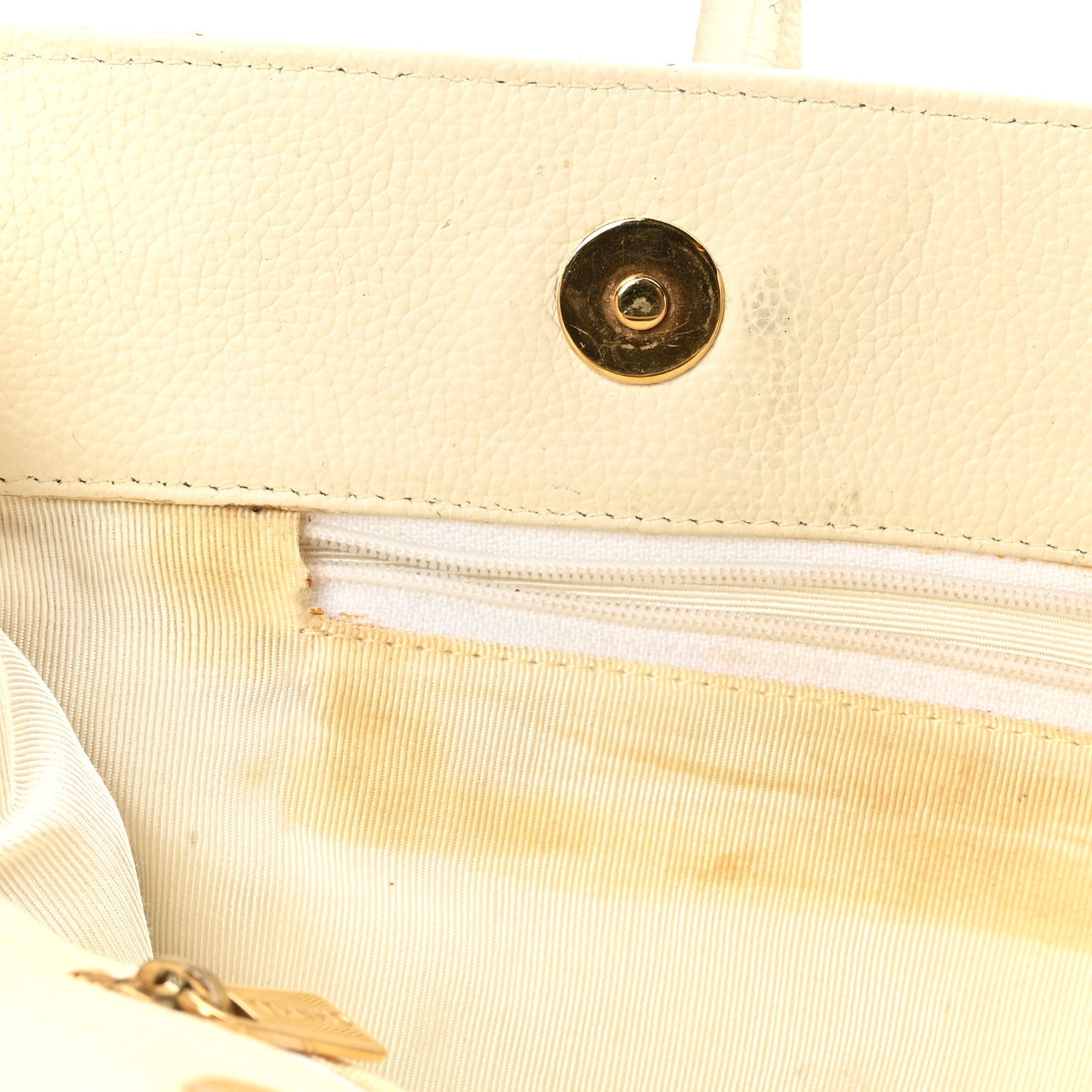 Caviar Cerf Executive Shopper Tote White