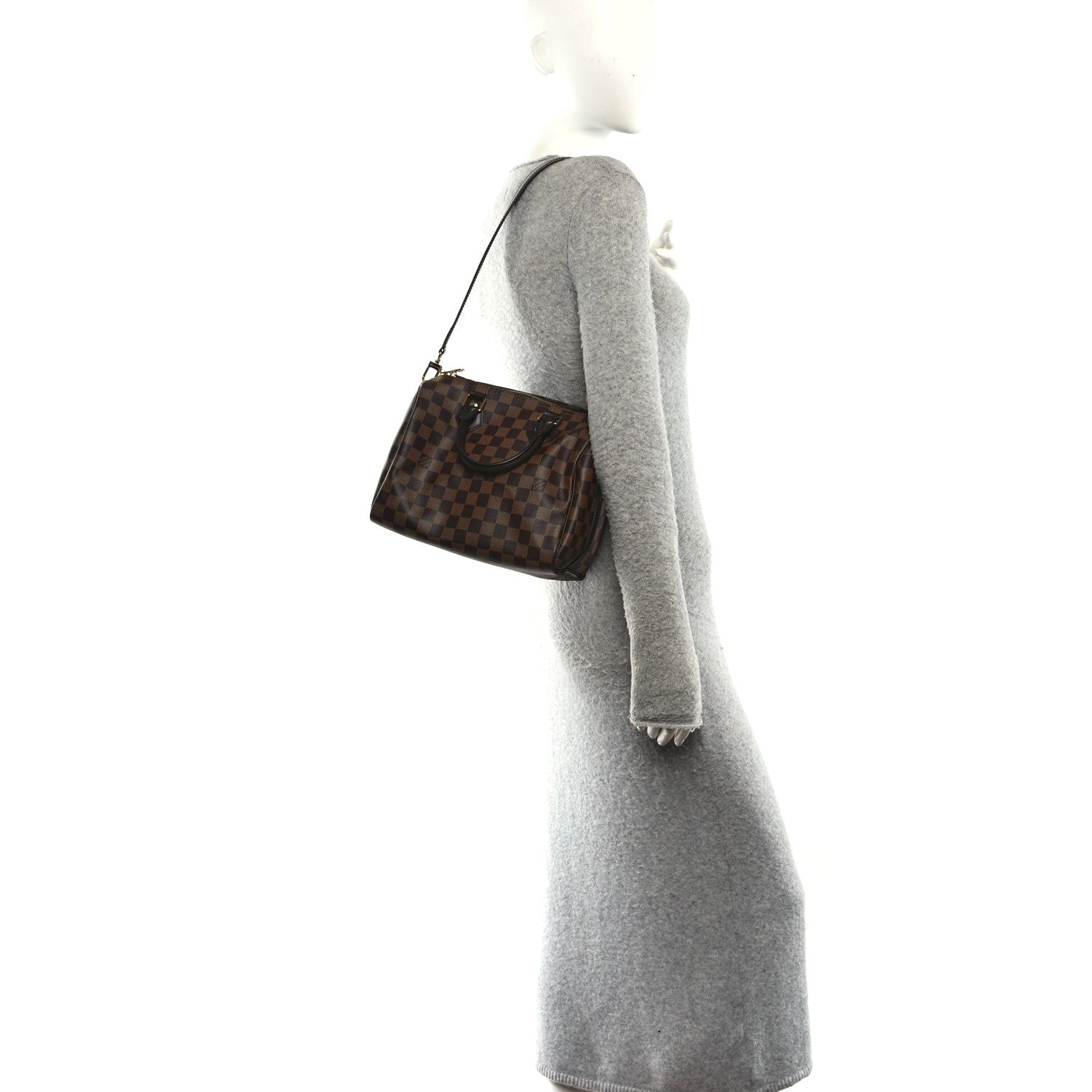 Damier Ebene Speedy Bandouliere 25