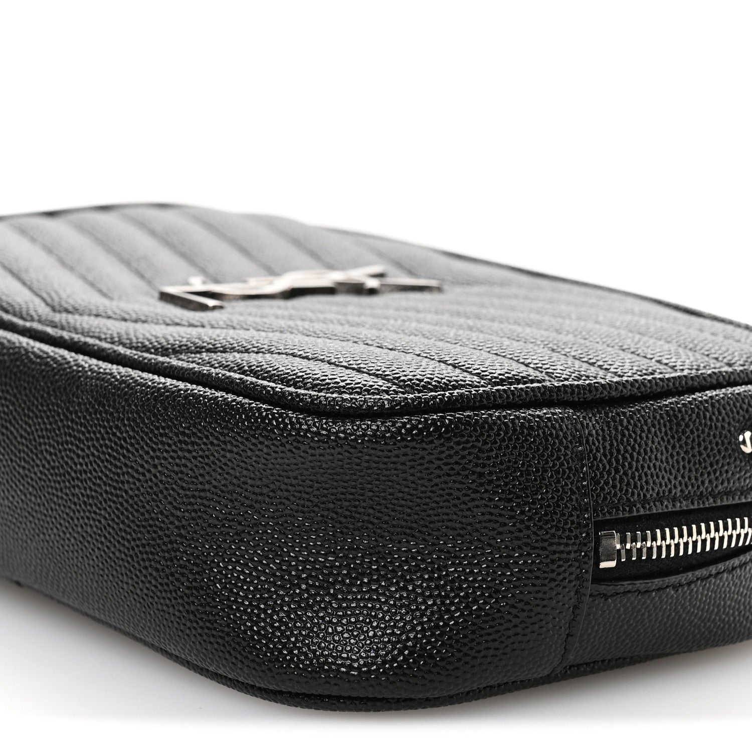 Grain De Poudre Matelasse Monogram Mini Lou Camera Bag Black