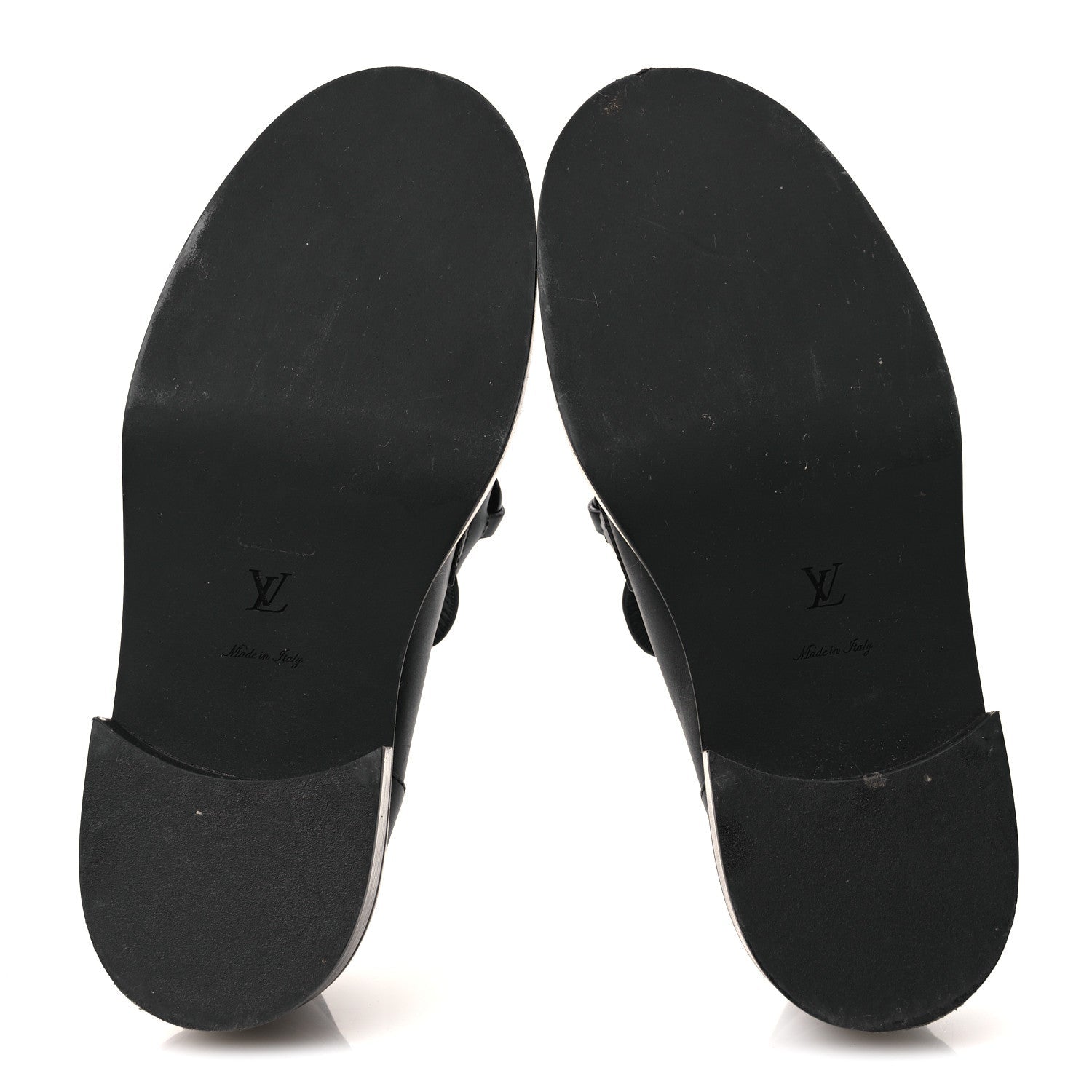 Calfskin Oversized Chain Academy Loafers 39 Black