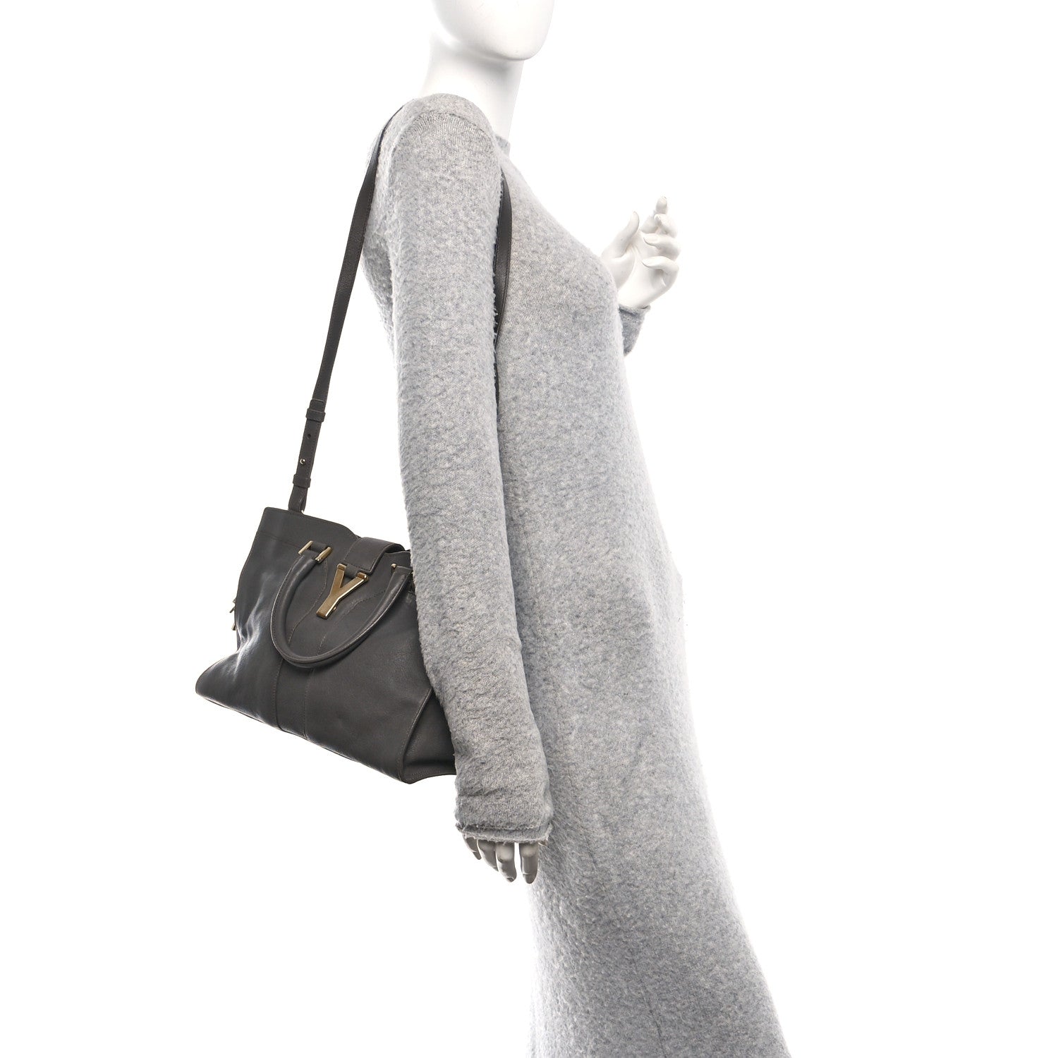 Sheepskin Small Cabas ChYc Grey