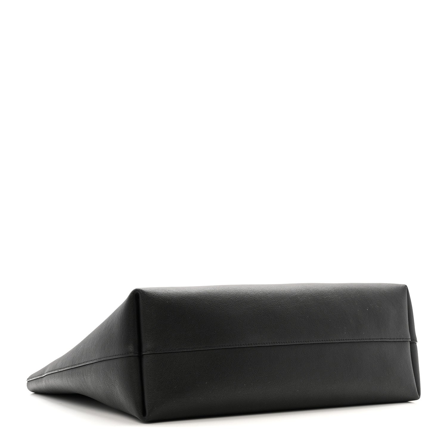Calfskin Large Shopping Tote Black