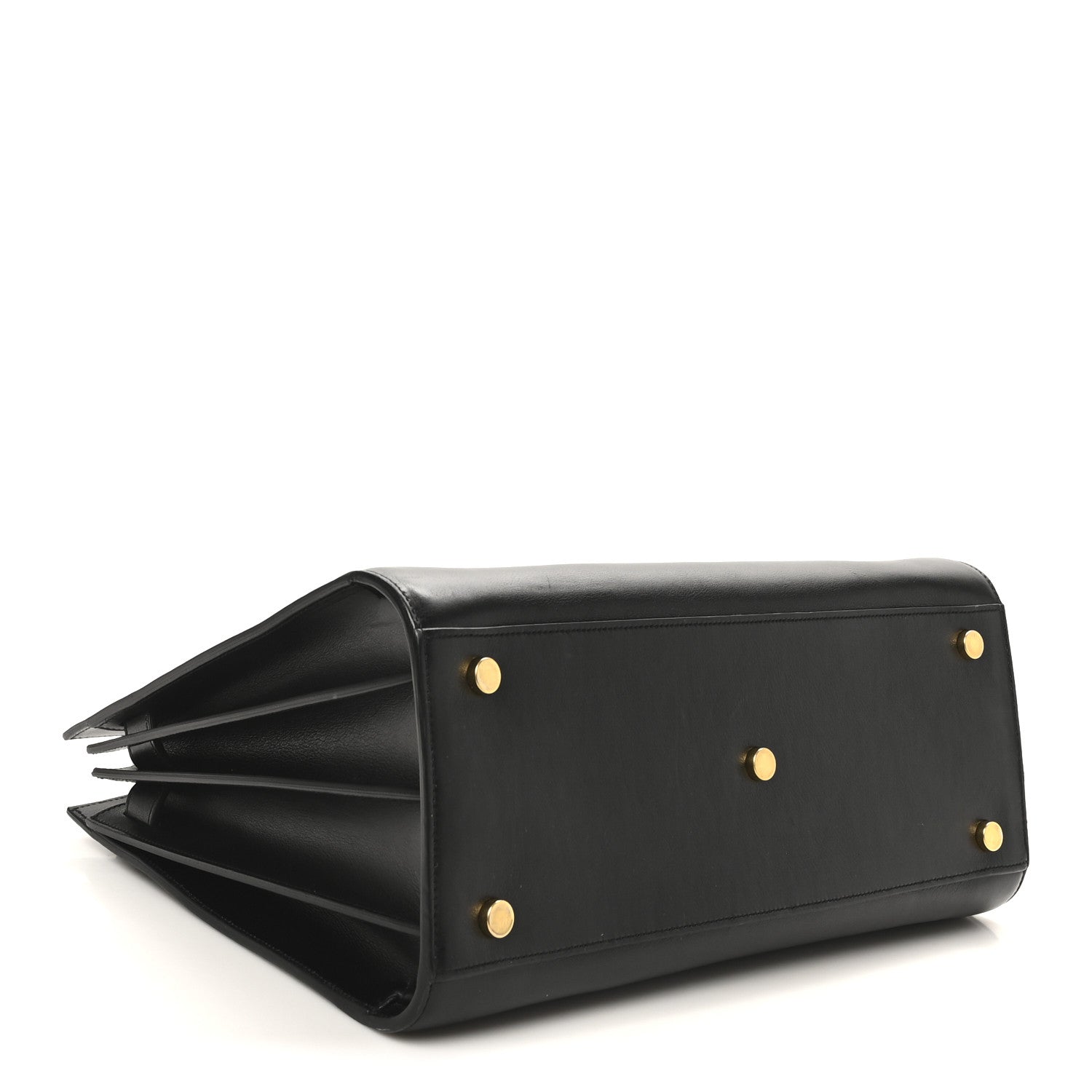 Calfskin Small Sac De Jour Black