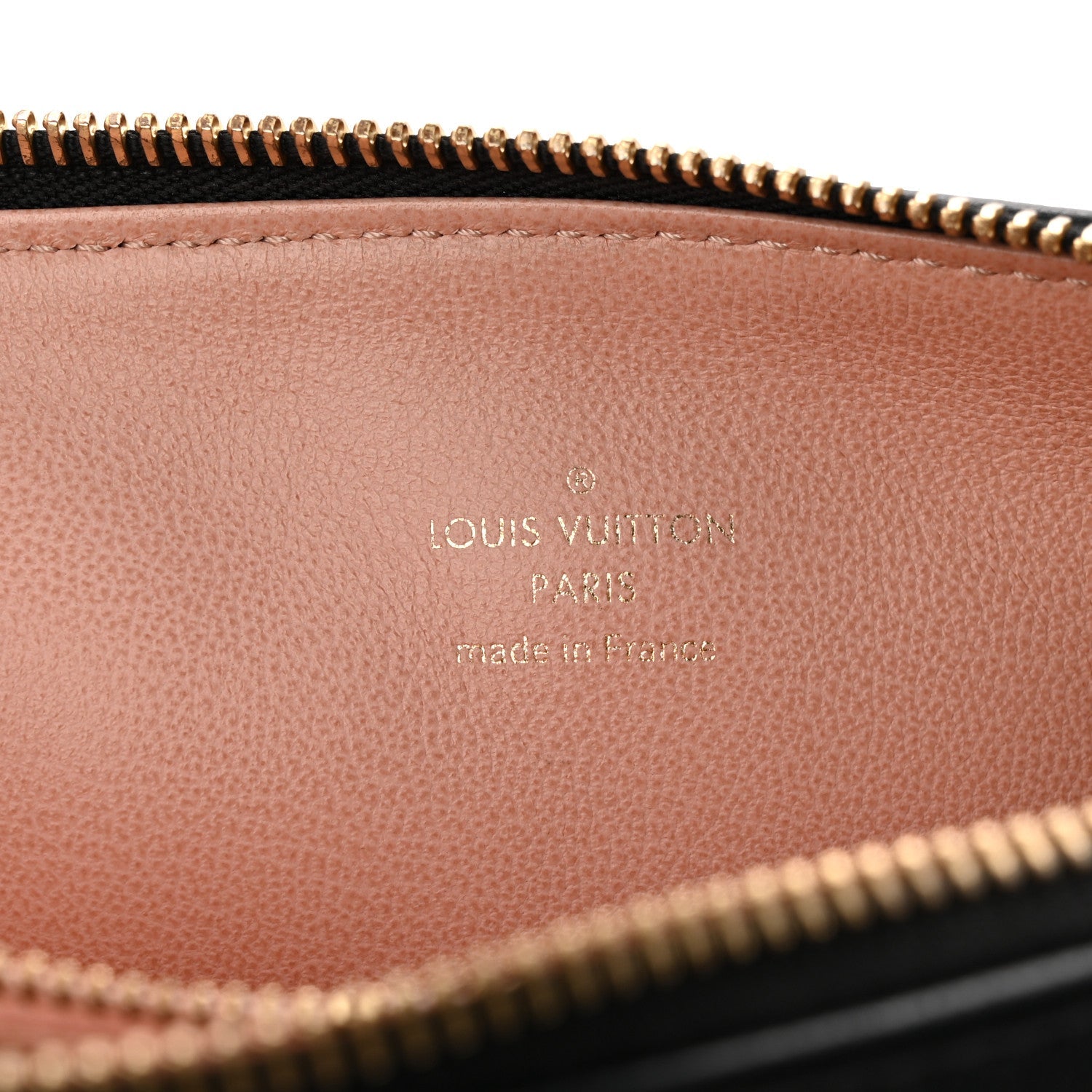 Lambskin Embossed Monogram Coussin PM Black