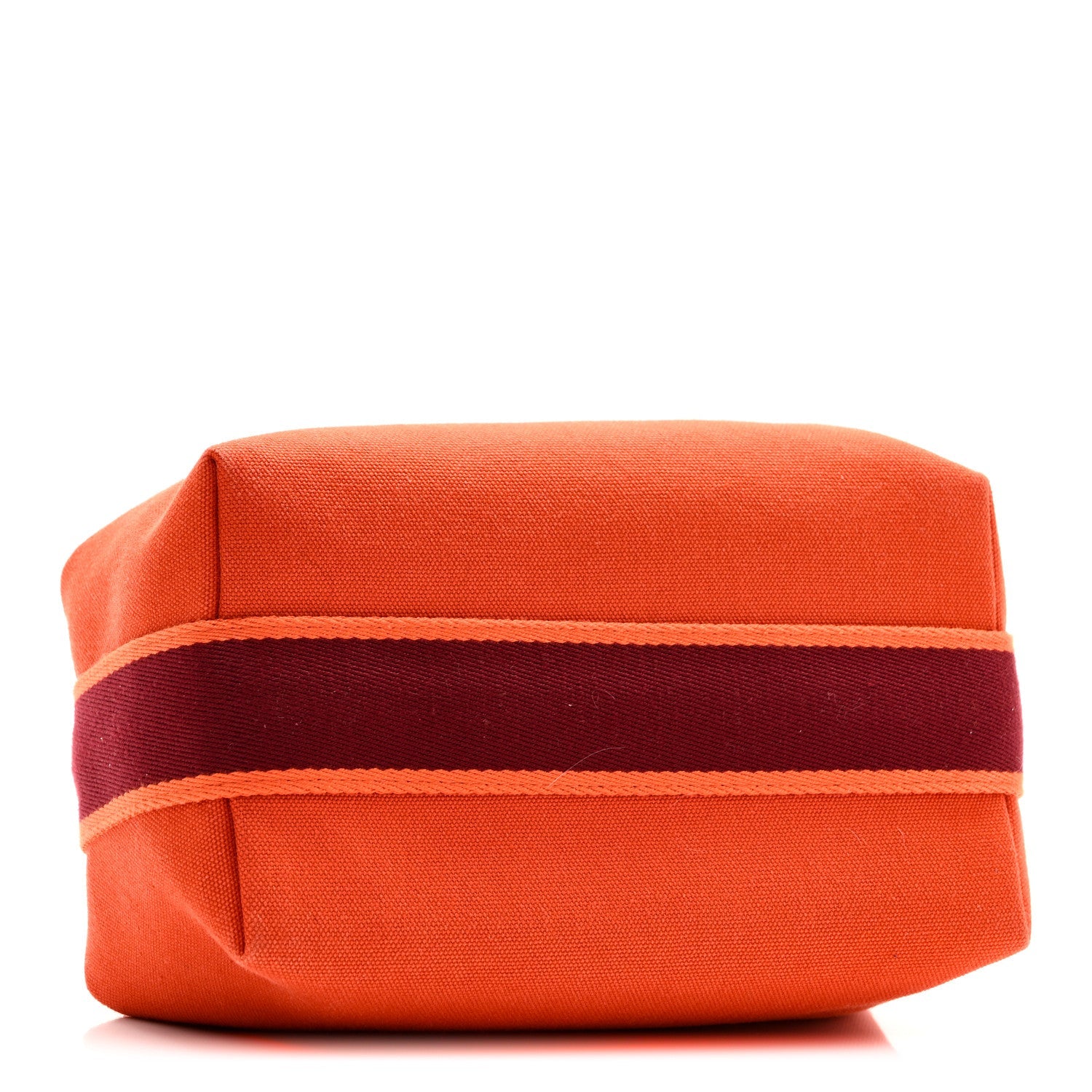 Canvas Small Bride-A-Brac Pouch Orange Burgundy