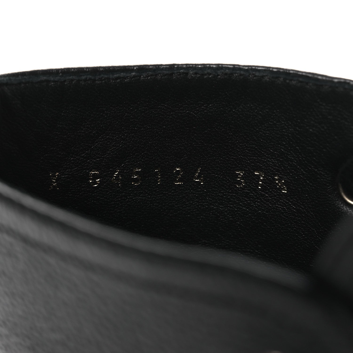 Grained Calfskin Shiny Calfskin CC Lace Up Combat Boots 37.5 Black