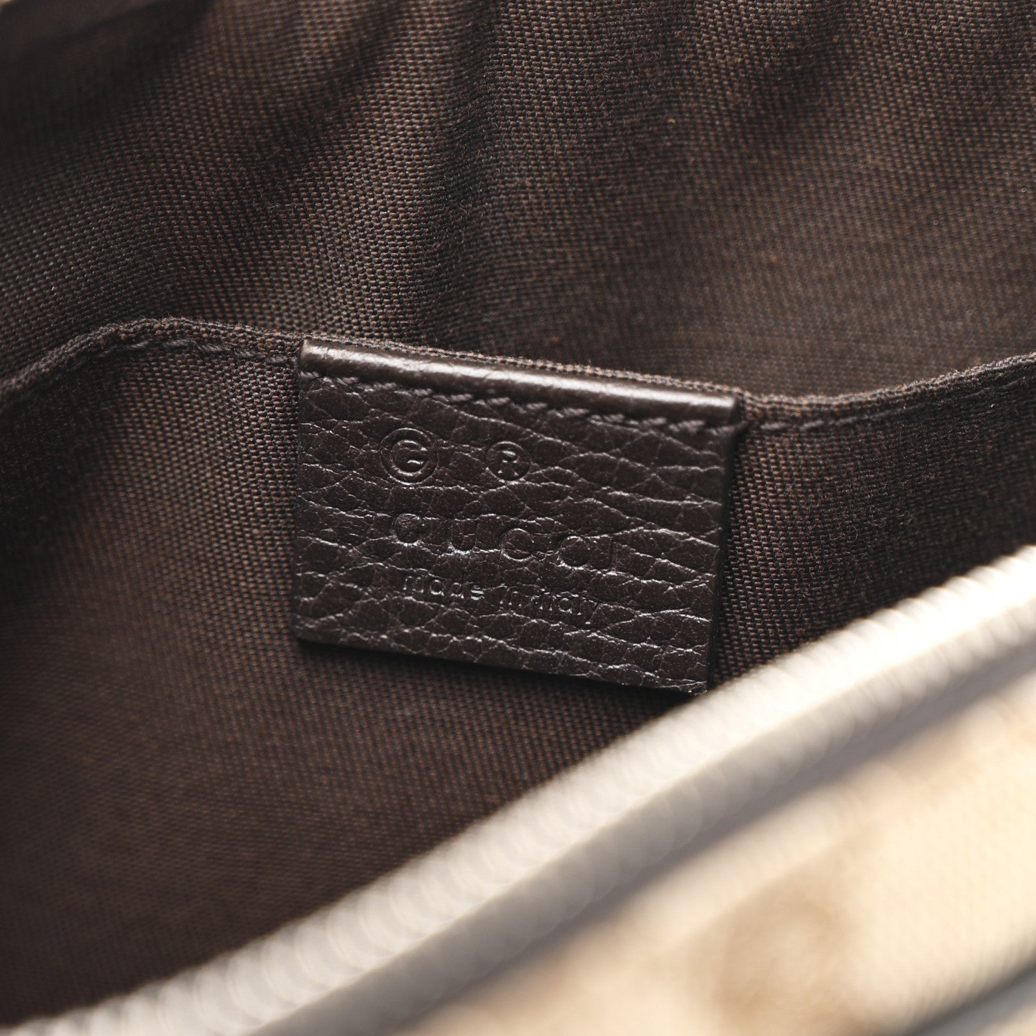 Monogram Belt Bag Dark Brown