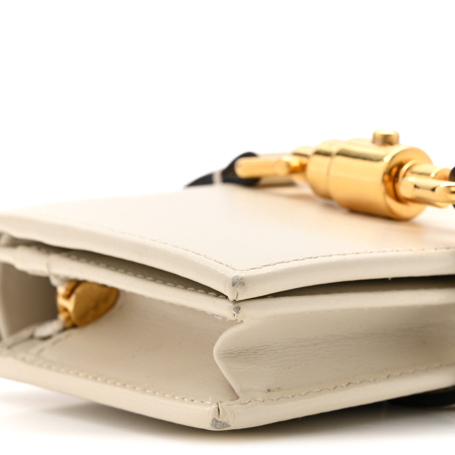 Calfskin Jackie 1961 Card Case Mystic White