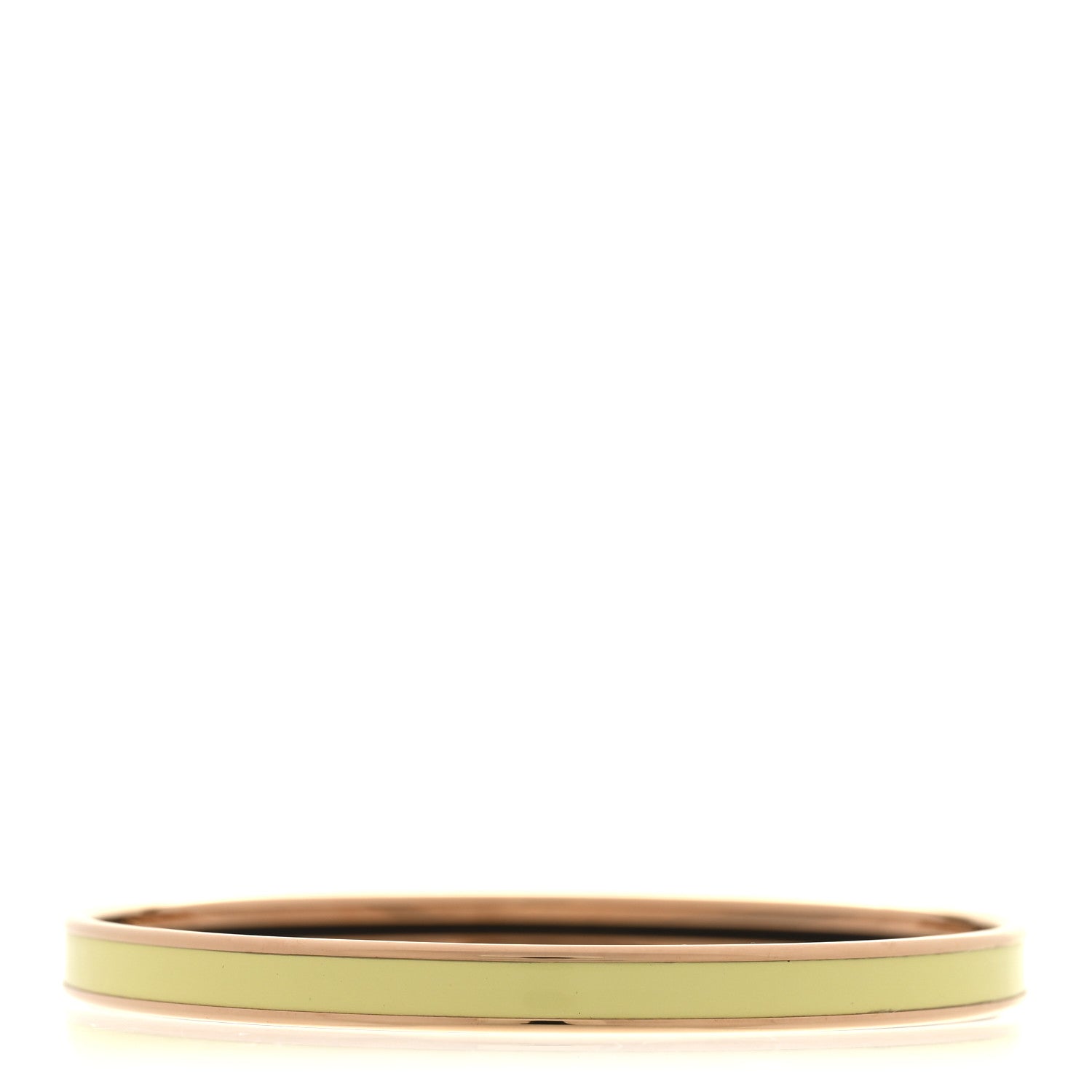 Enamel Printed Extra Narrow Fusion Bracelet Rose Candeur Poussin