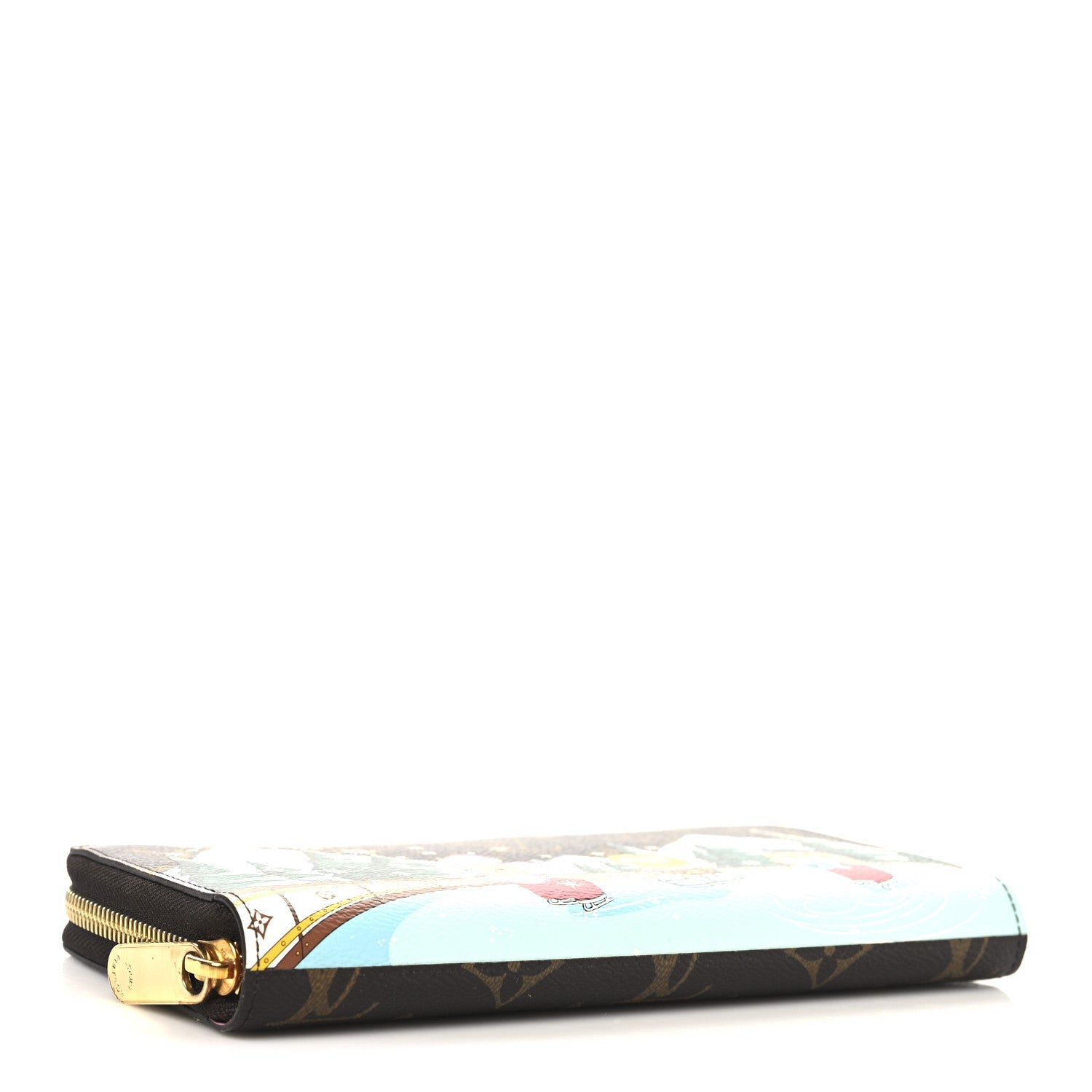 Monogram 2023 Christmas Animation Alpine Zippy Wallet Pink