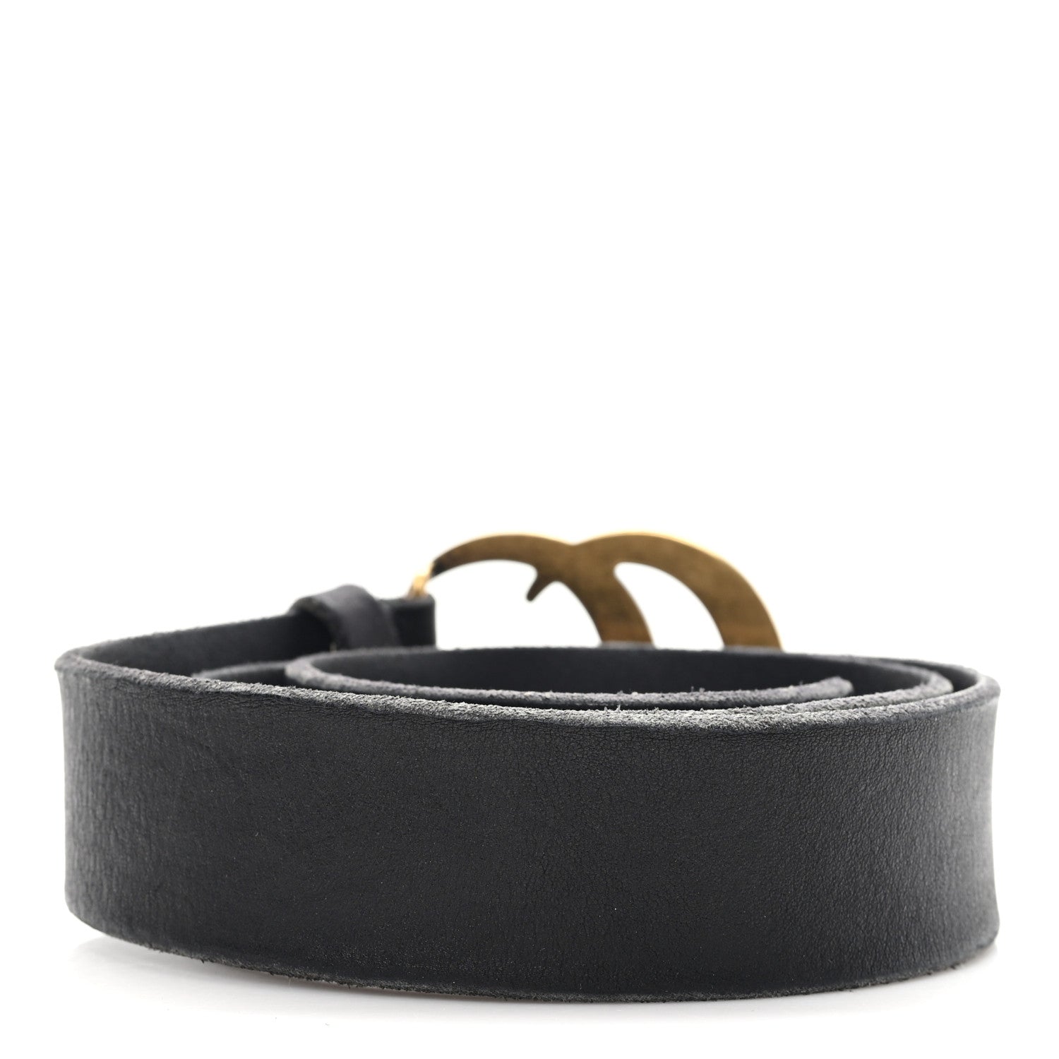 Faded Calfskin Double G 40mm Belt 85 34 Black