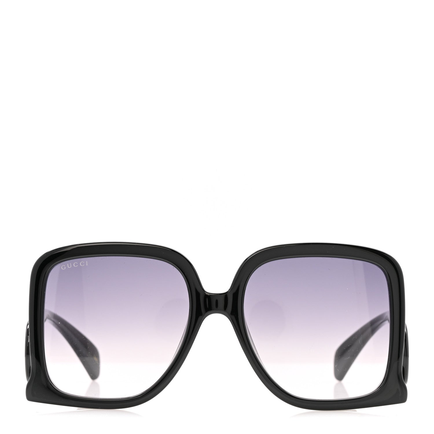 Acetate Rectangle Frame Sunglasses GG1326S Black