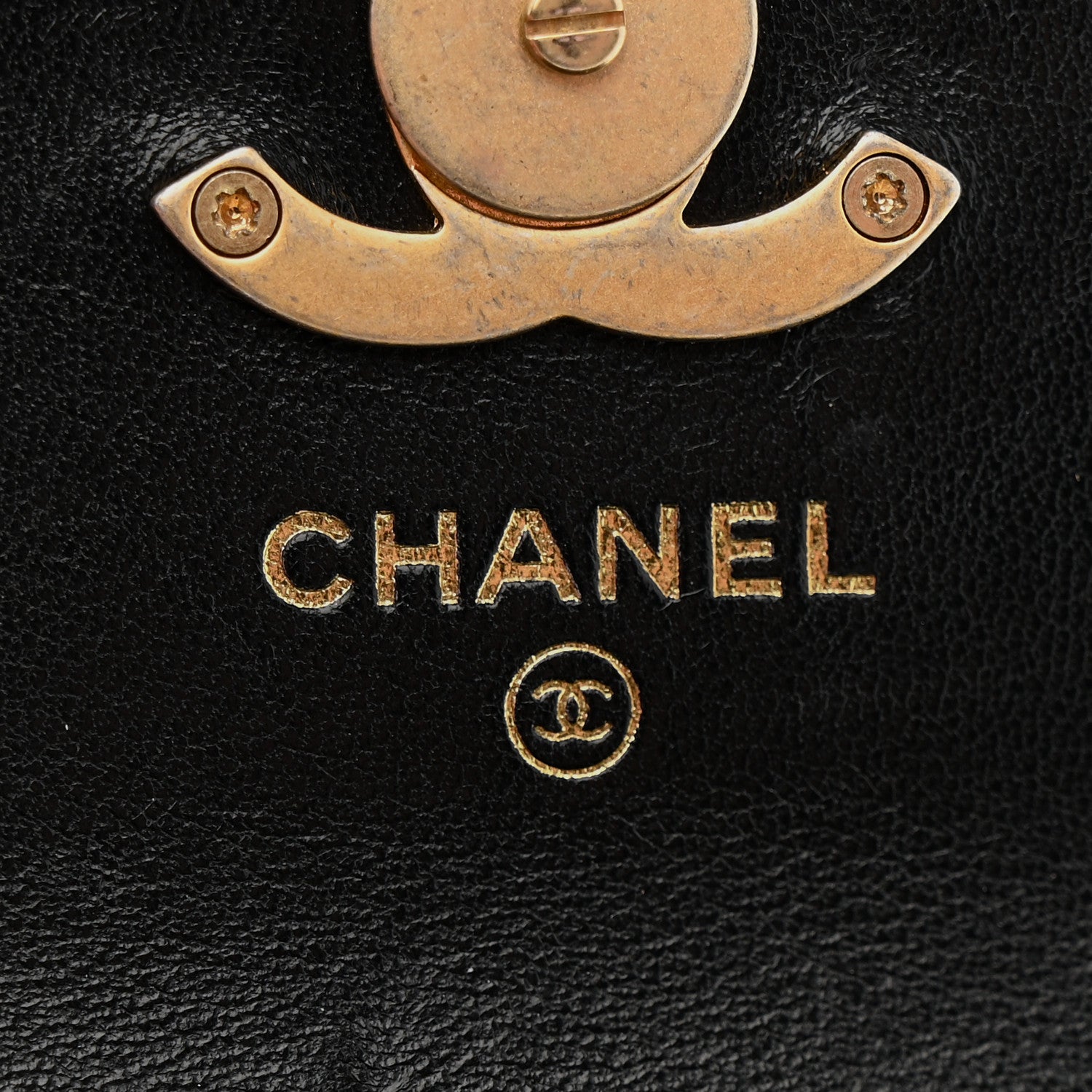 Lambskin Quilted Flap Chain Belt Bag Black