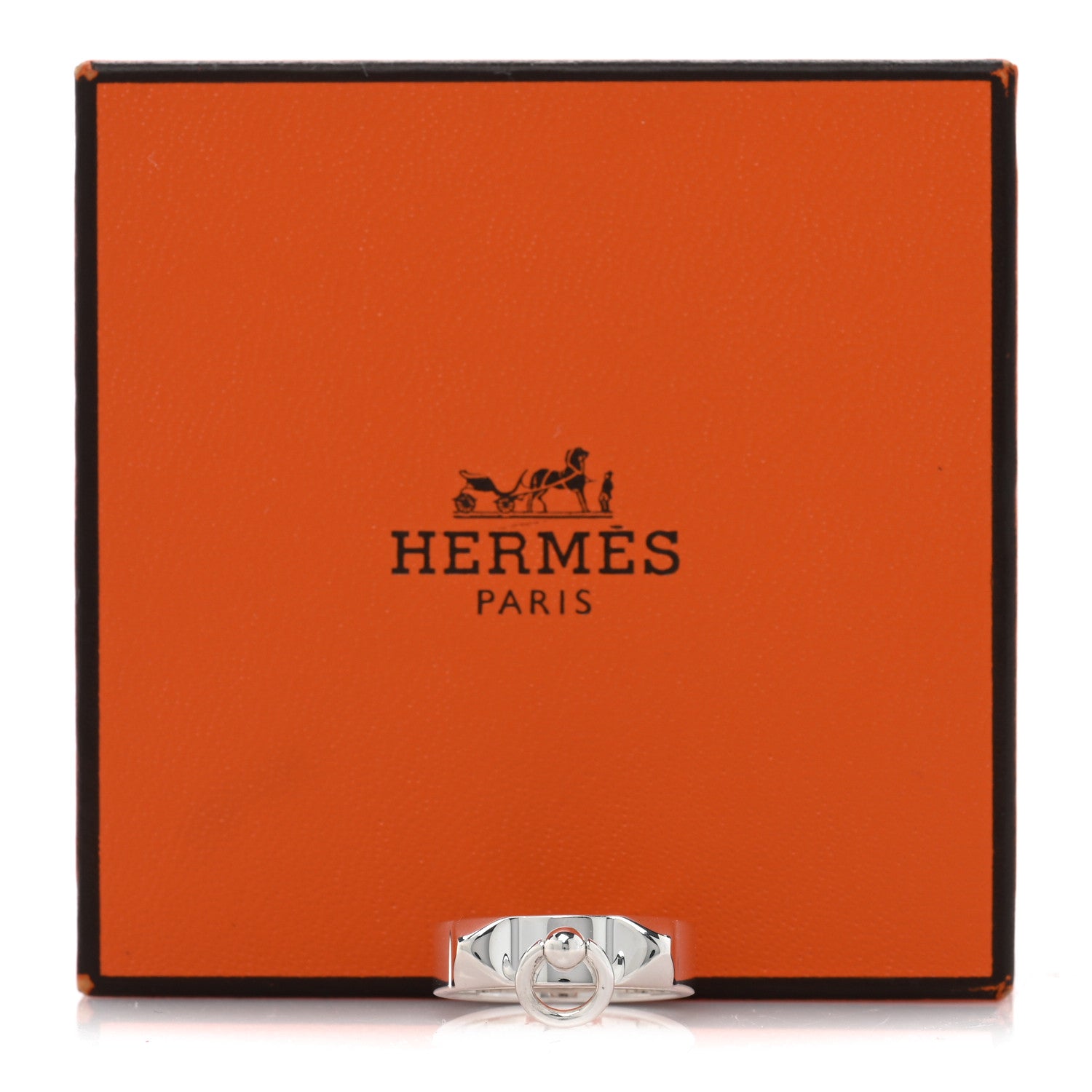Sterling Silver PM Collier De Chien Ring 48 4.5