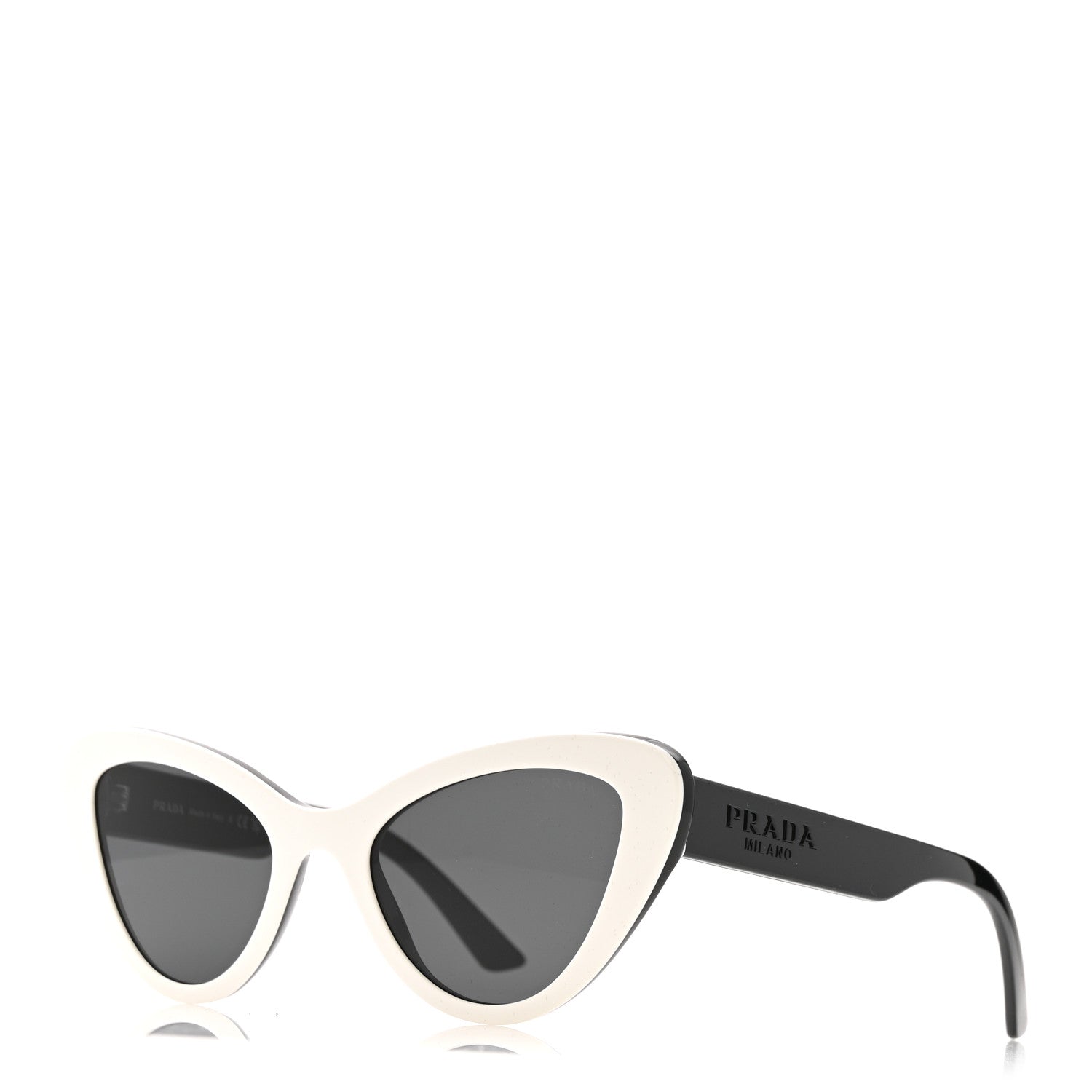 Acetate Sunglasses SPR 13Y White Black