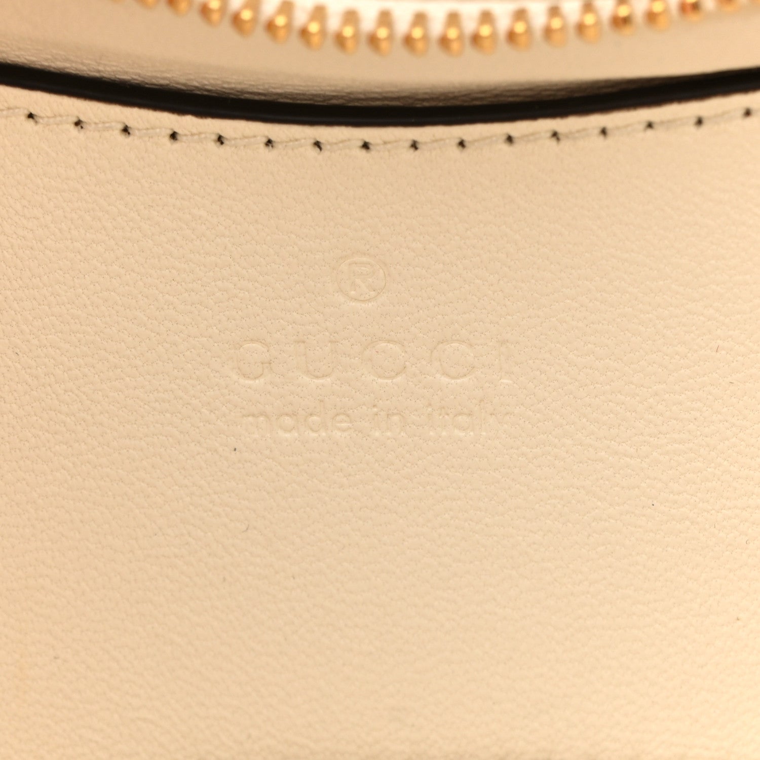 Lambskin Mini GG Milano Top Handle Shoulder Bag White