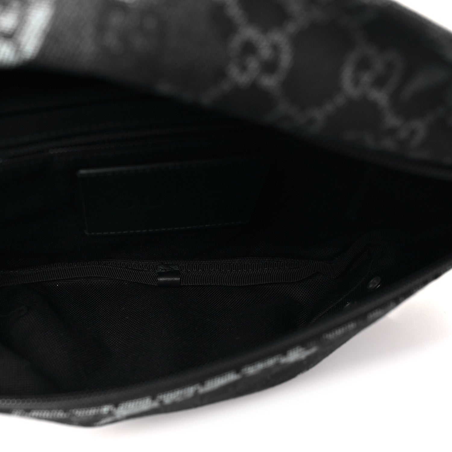 Denim Monogram Web Belt Bag Blue Multicolor