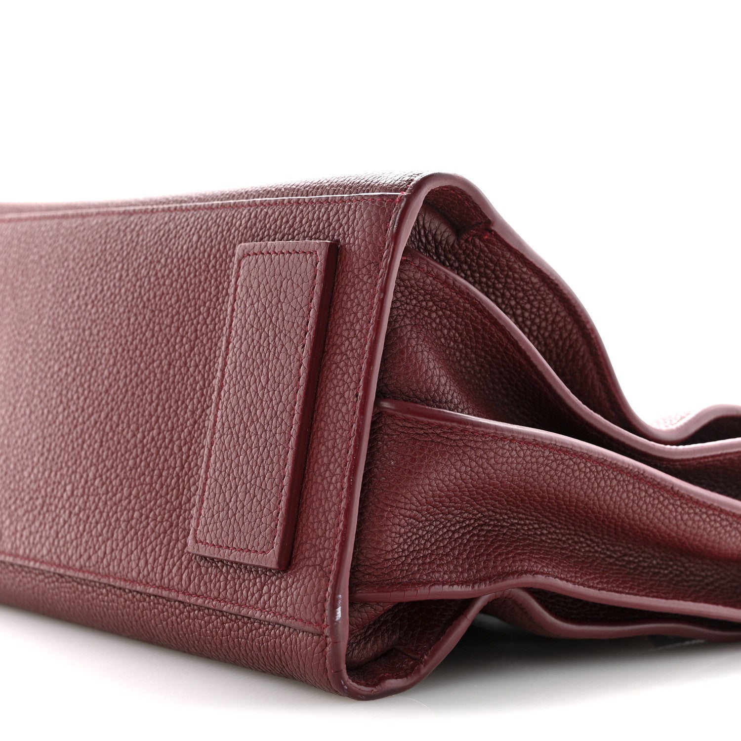 Grained Calfskin Small Supple Sac De Jour Dark Pallisandre