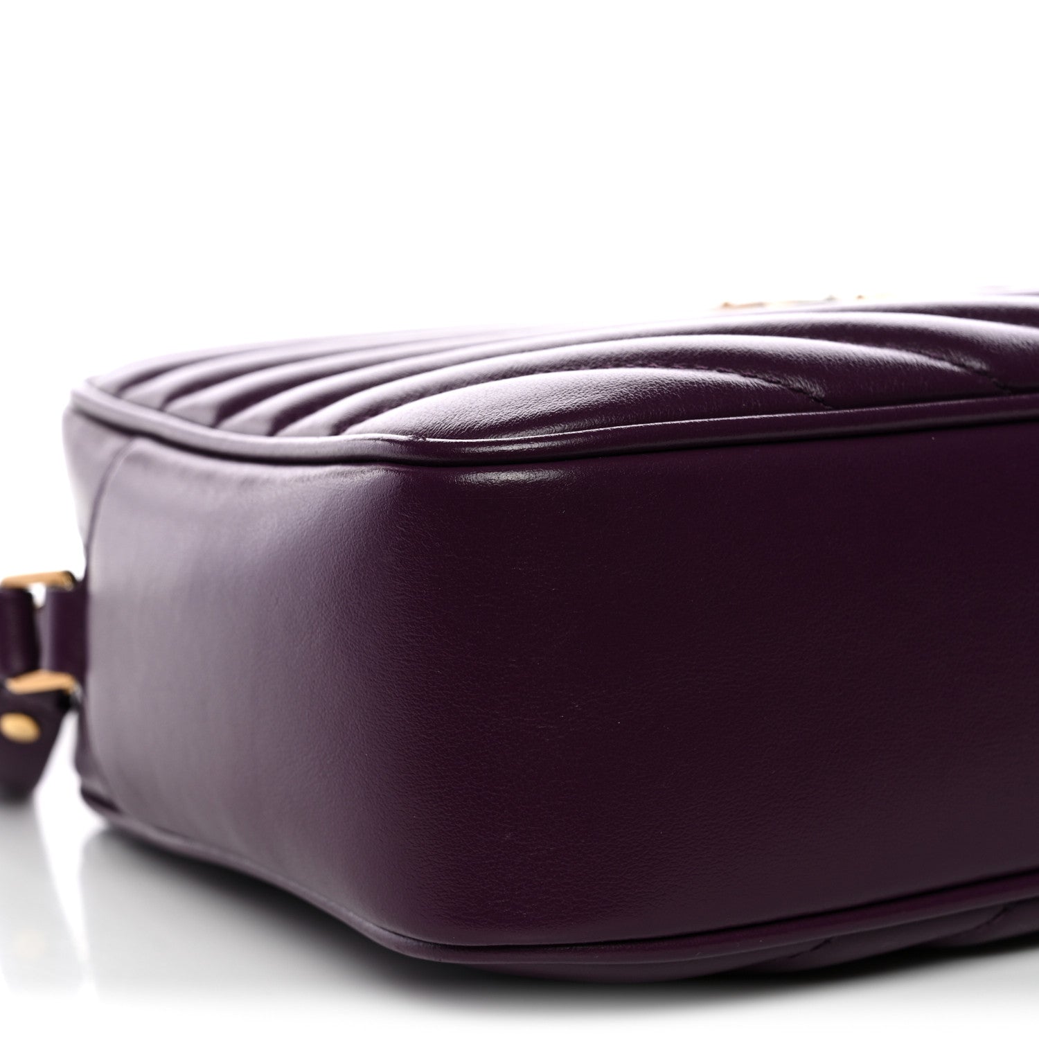 Calfskin Matelasse Monogram Lou Camera Bag Purple