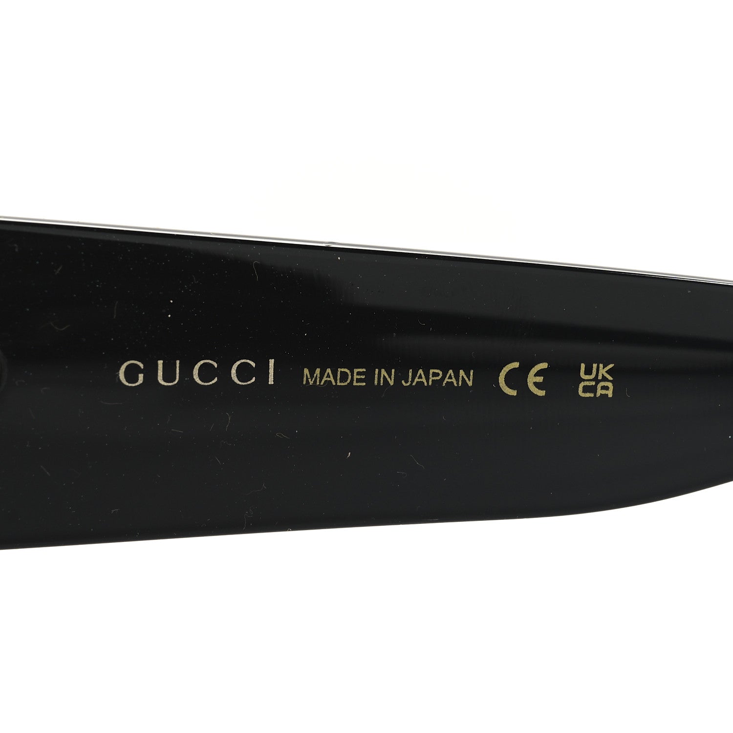 Acetate Square Frame Sunglasses GG0142SAN Black