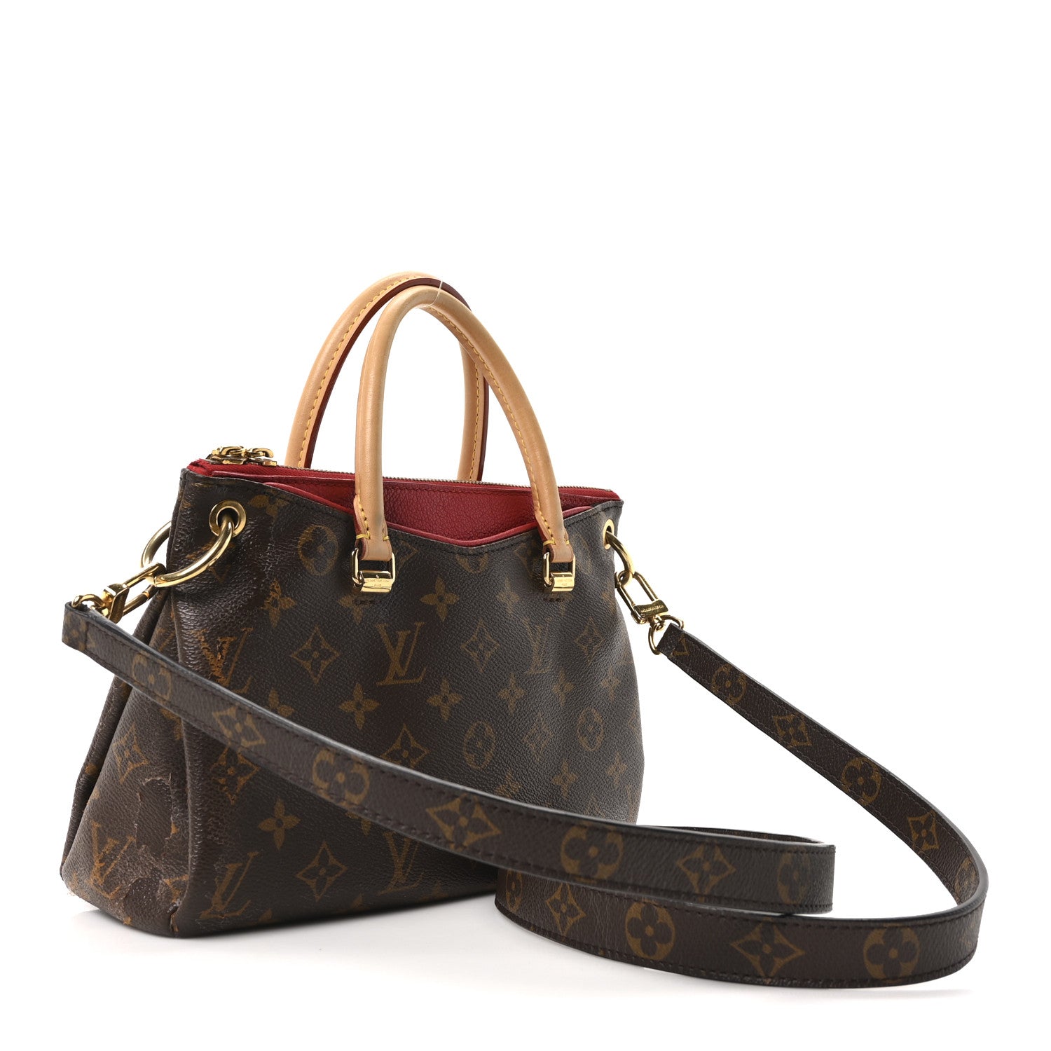 Monogram Pallas BB Cherry