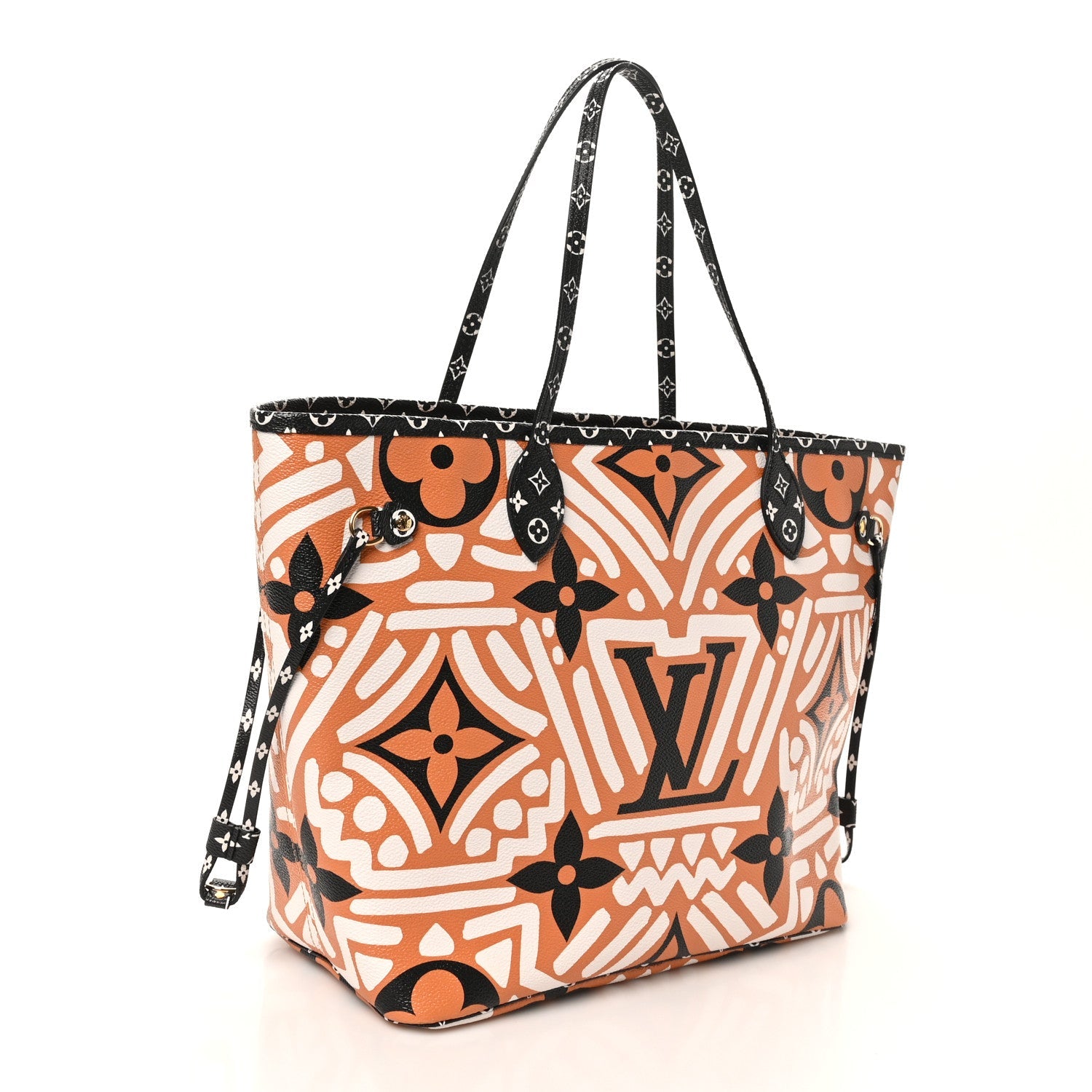 Monogram Giant Crafty Neverfull MM Creme Caramel