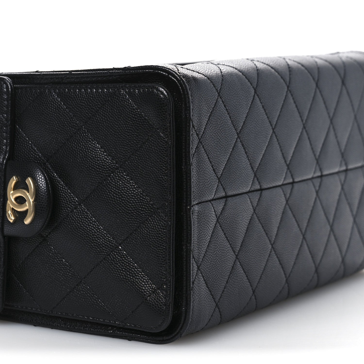 Caviar Quilted Small Chanel 25 Handbag Black