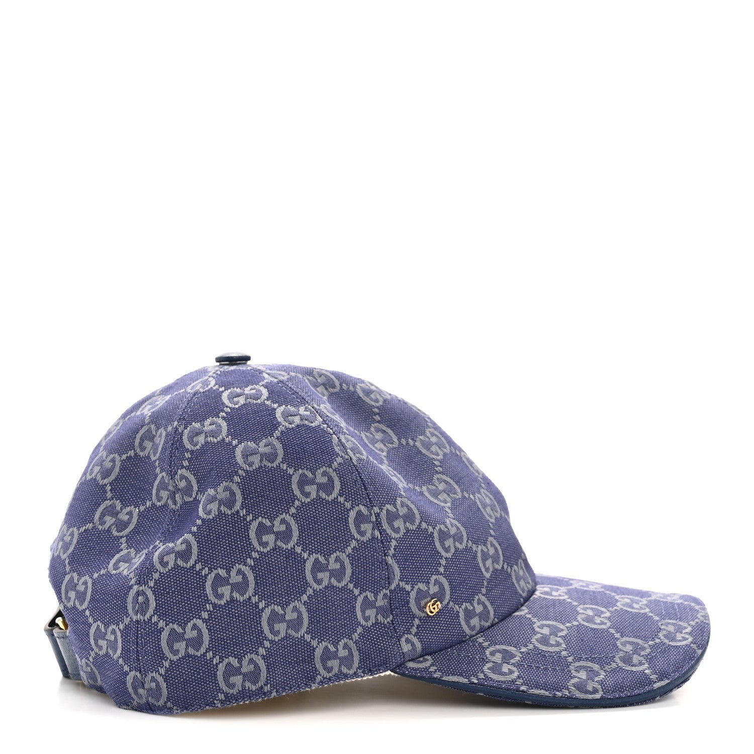 Monogram New GG Baseball Hat L Blue Grey