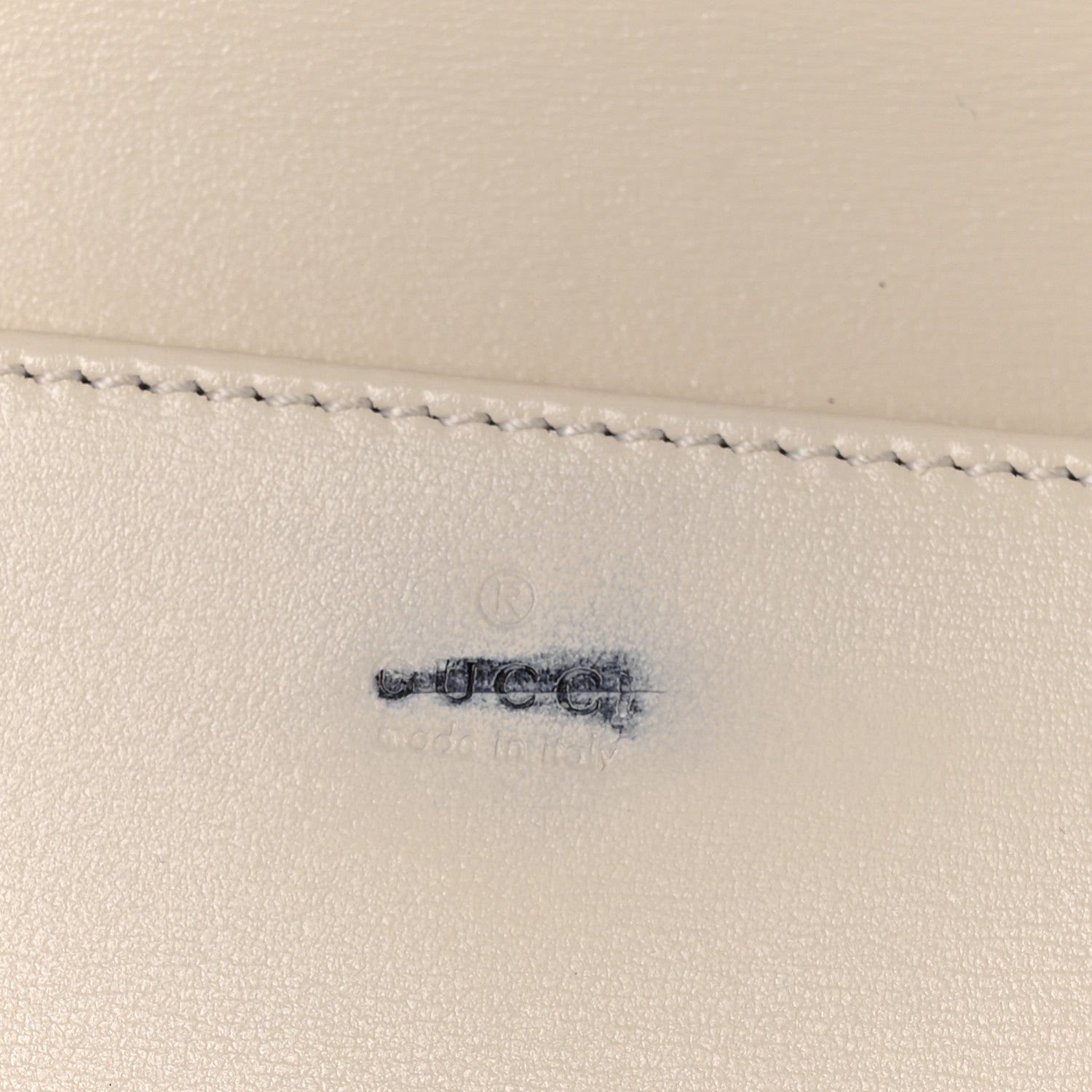 Boarded Plutone Calfskin Horsebit 1955 Wallet On Chain Mystic White