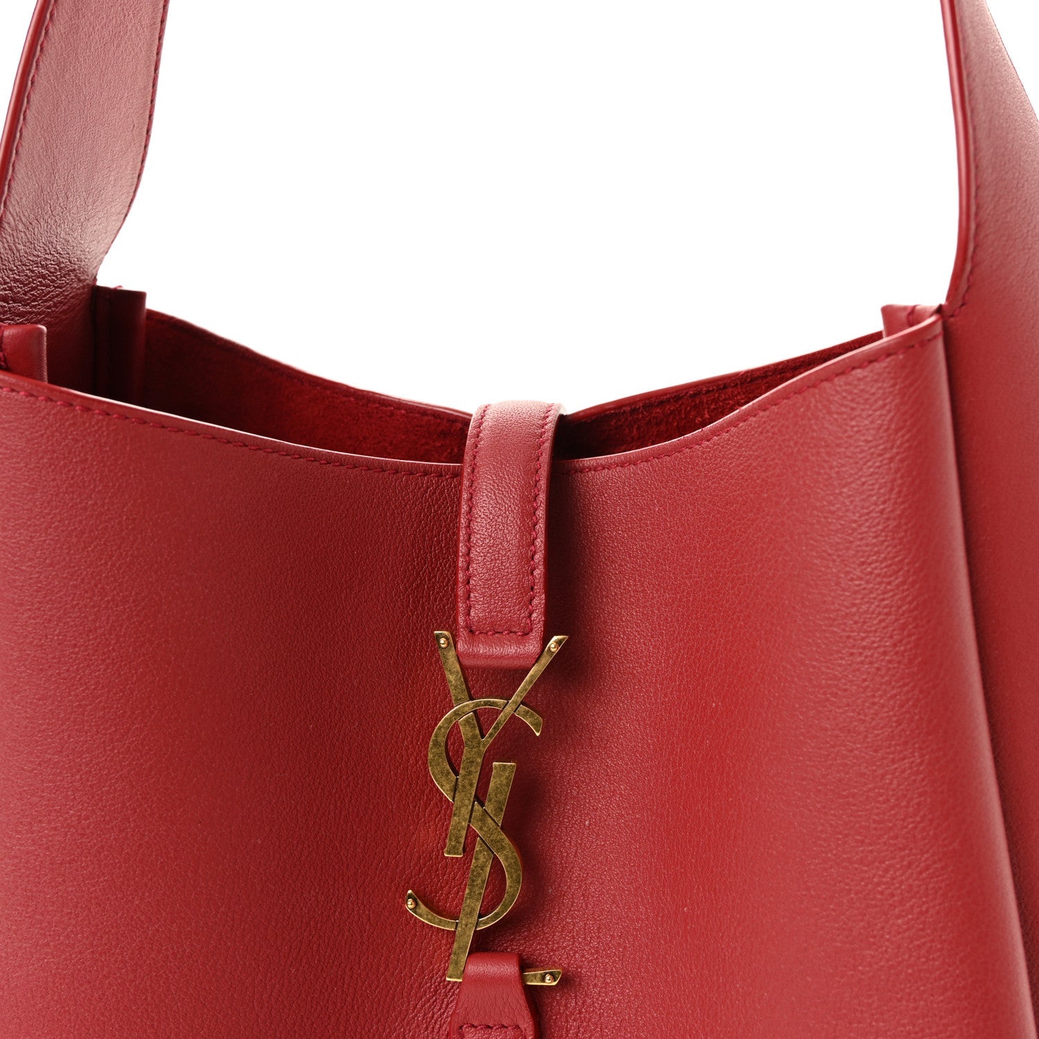 Smooth Calfskin Small Le 5 A 7 Soft Hobo Red Danger