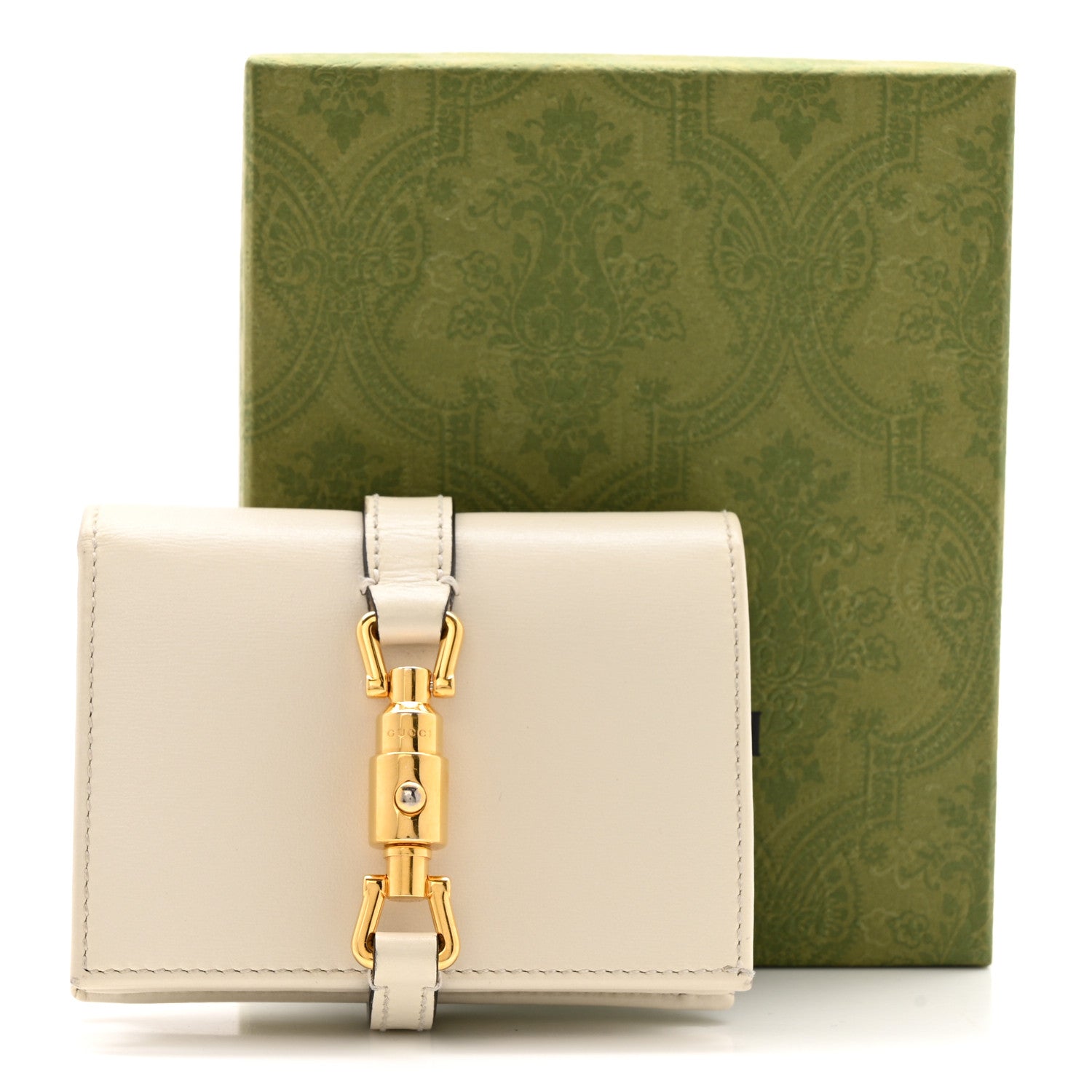 Calfskin Jackie 1961 Card Case Mystic White