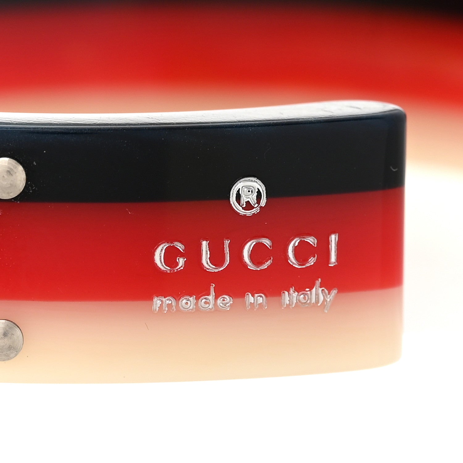Web Pearl Cuff  Blue Red White