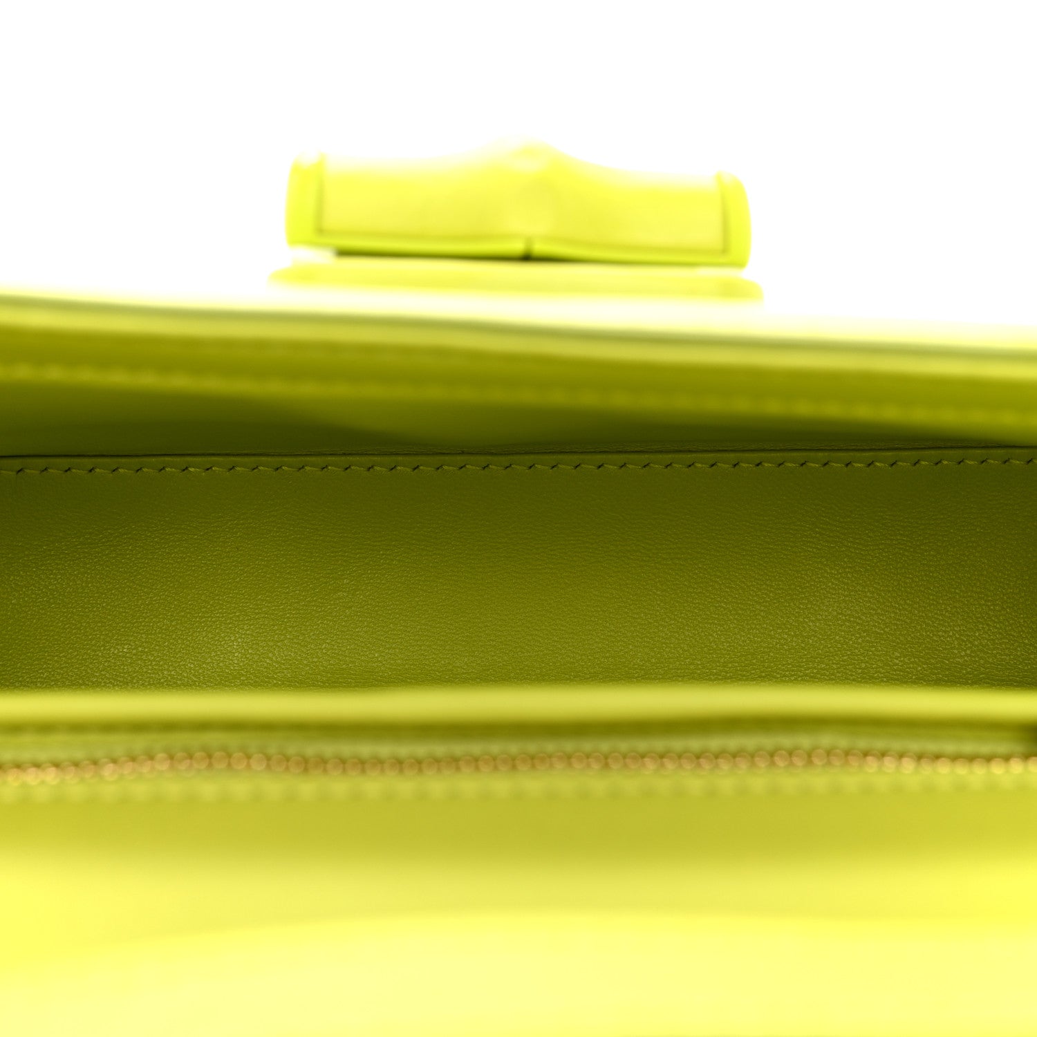 Calfskin Medium Bamboo Green