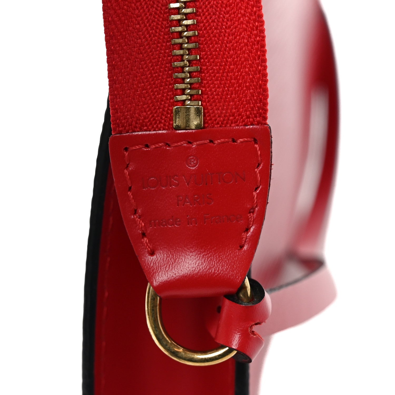 Epi Pochette Accessories 24 Castillan Red