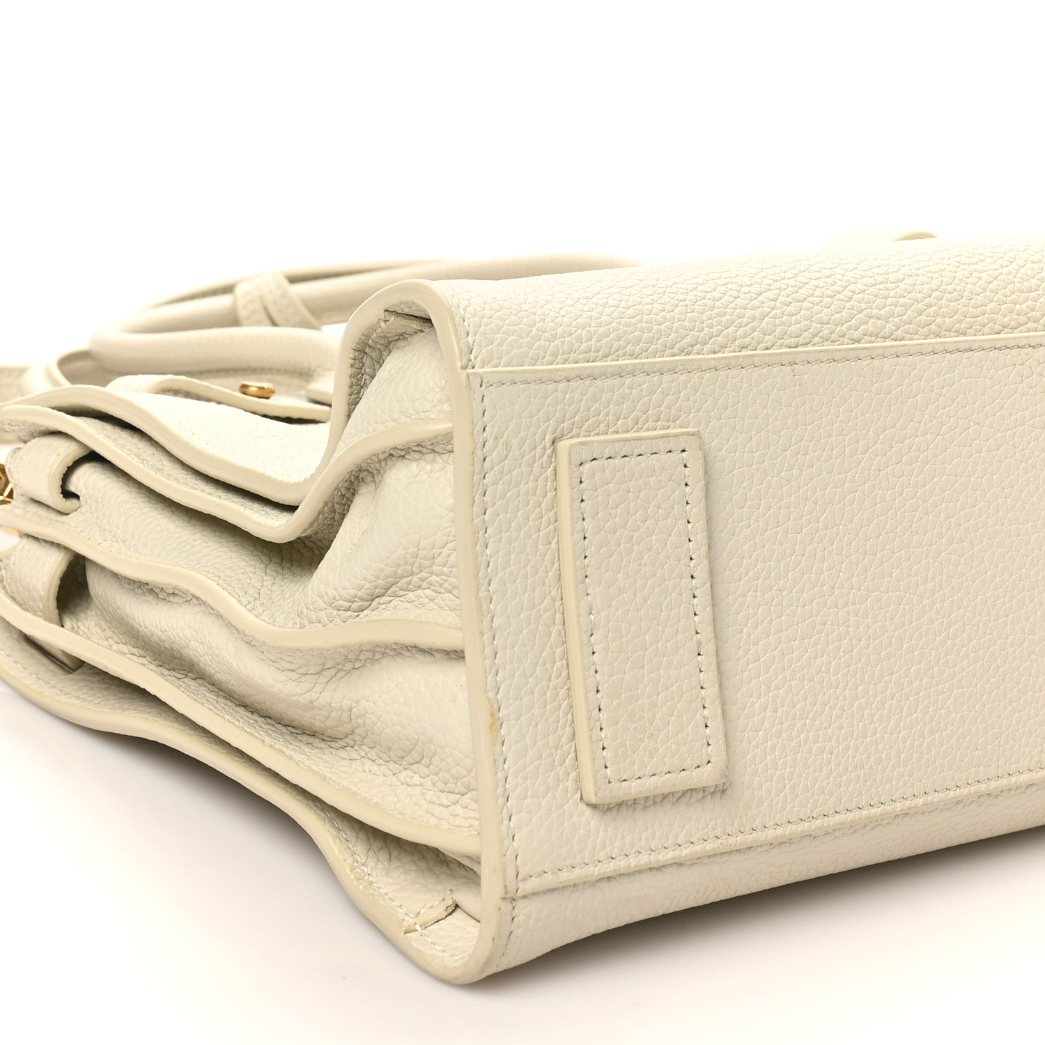Grained Calfskin Baby Sac De Jour Souple Ivory
