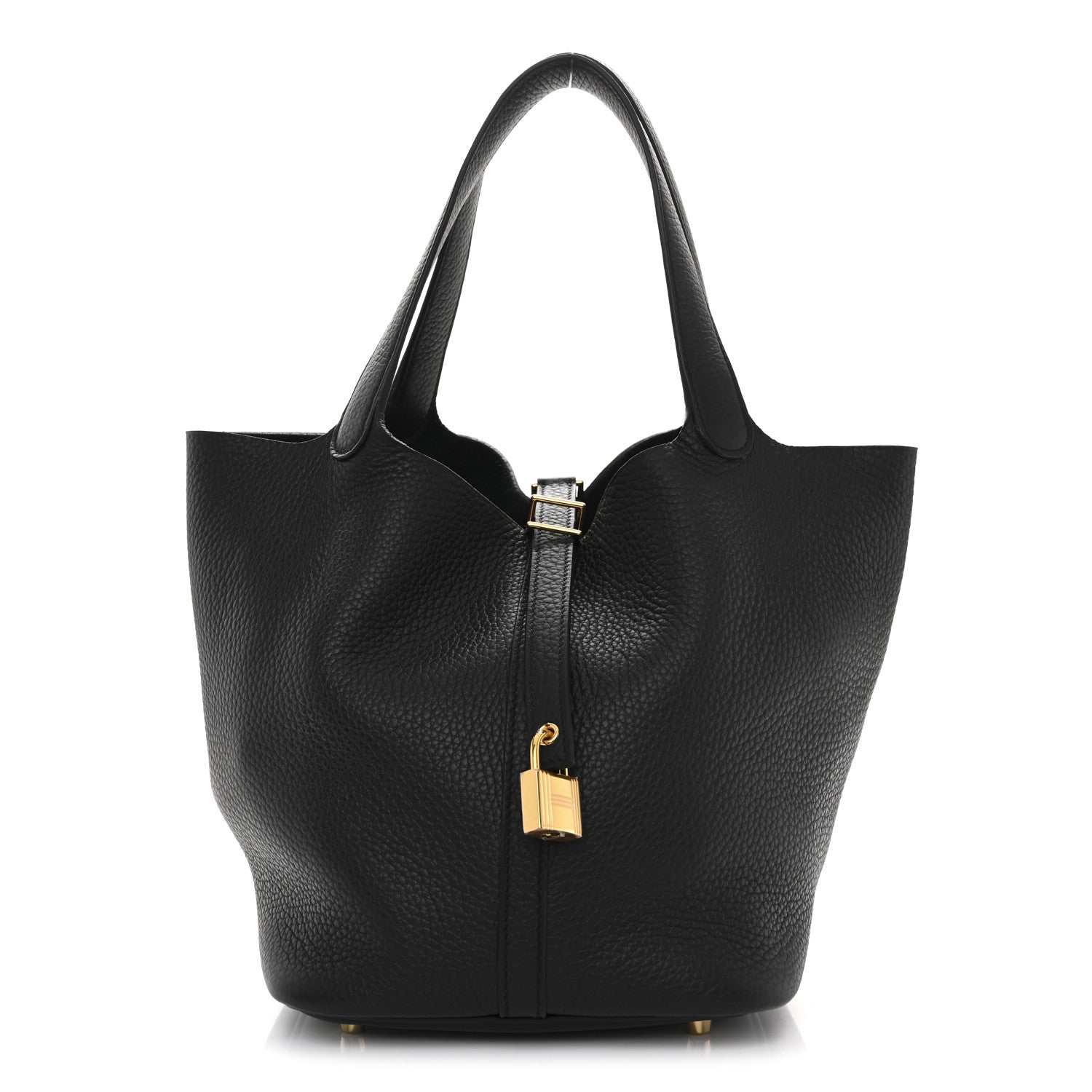 Taurillon Clemence Picotin Lock 22 MM Black