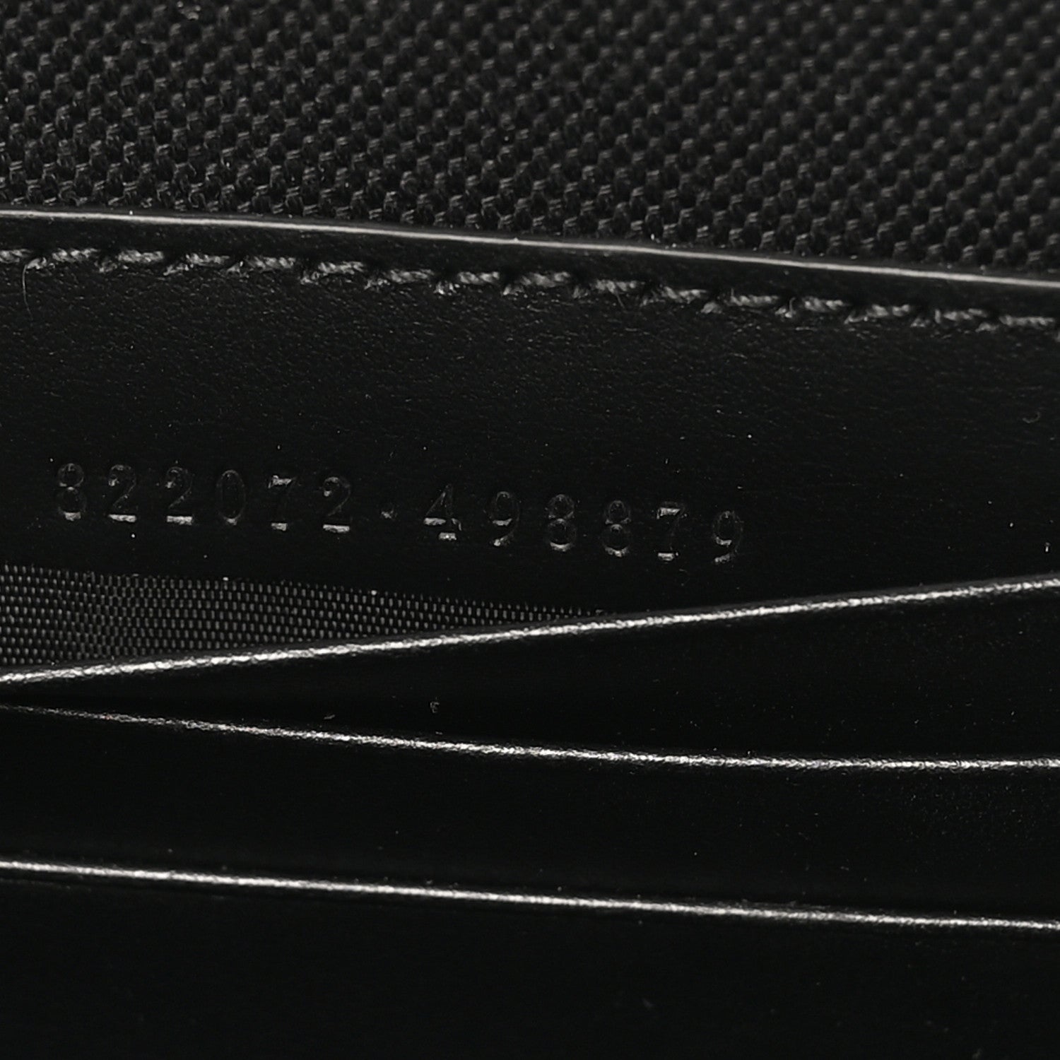 GG Supreme Monogram Web Small Shoulder Bag Black Grey