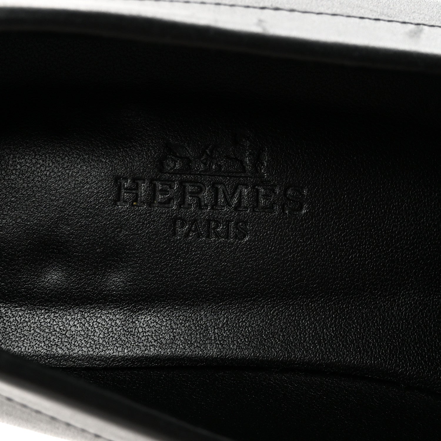 Calfskin Womens Faubourg Loafers 36.5 Black