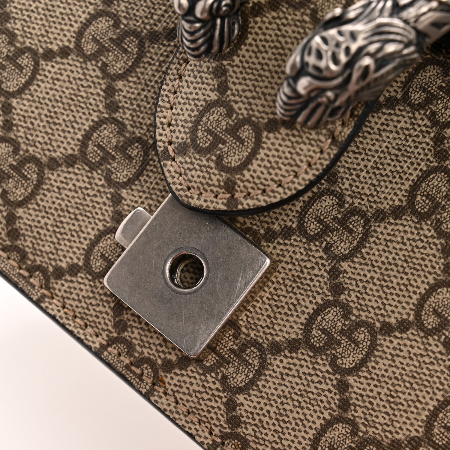 GG Supreme Monogram Small Dionysus Shoulder Bag Black