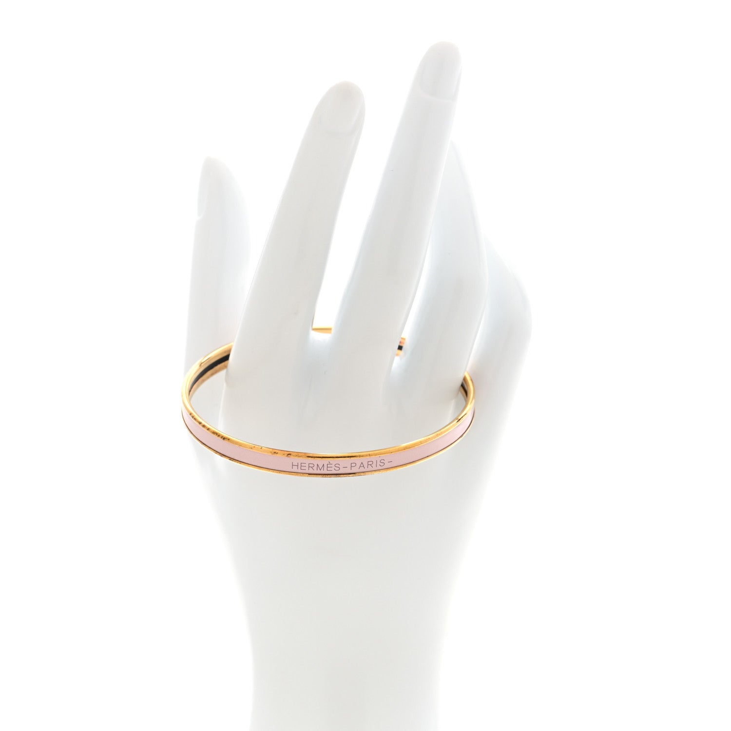 Enamel Uni Bangle 65 Rose Candeur