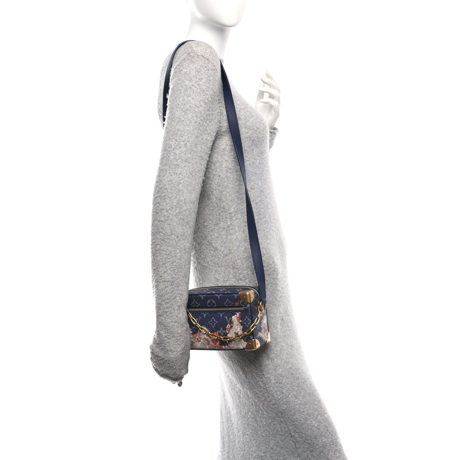 Monogram Bleach Mini Soft Trunk Ink Blue