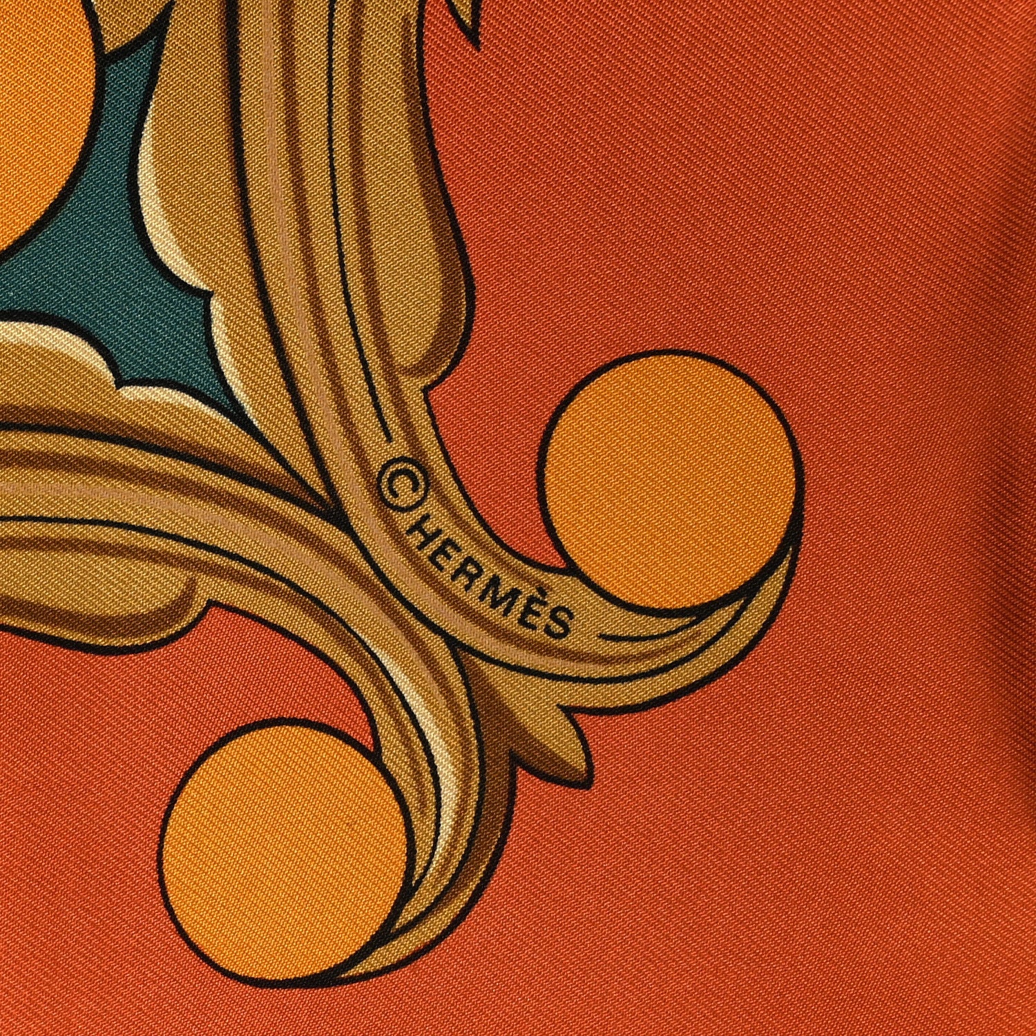 Silk Animaux Solaires Scarf 90
