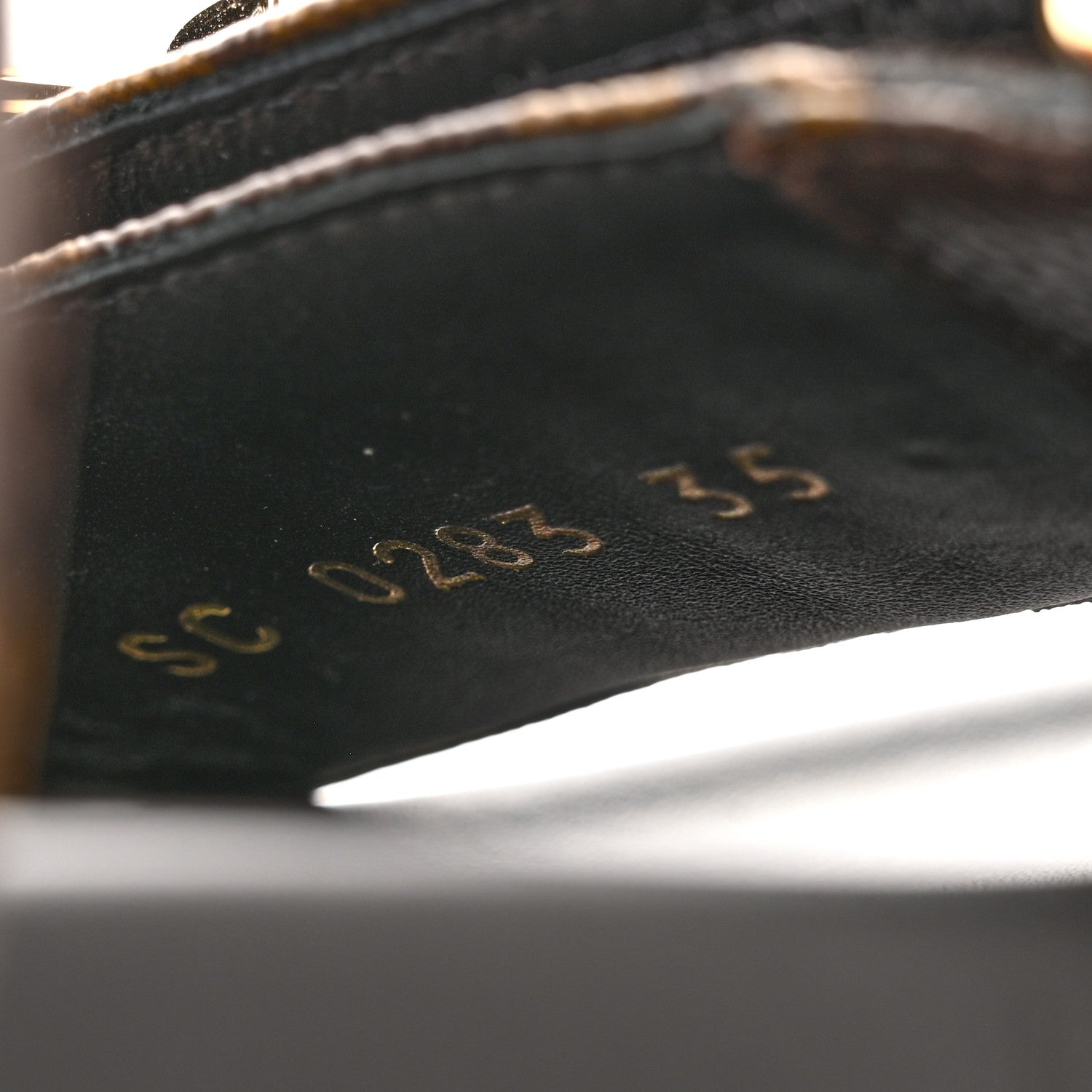 Monogram LV Sunset Comfort Flat Sandals 35 Cacao Brown