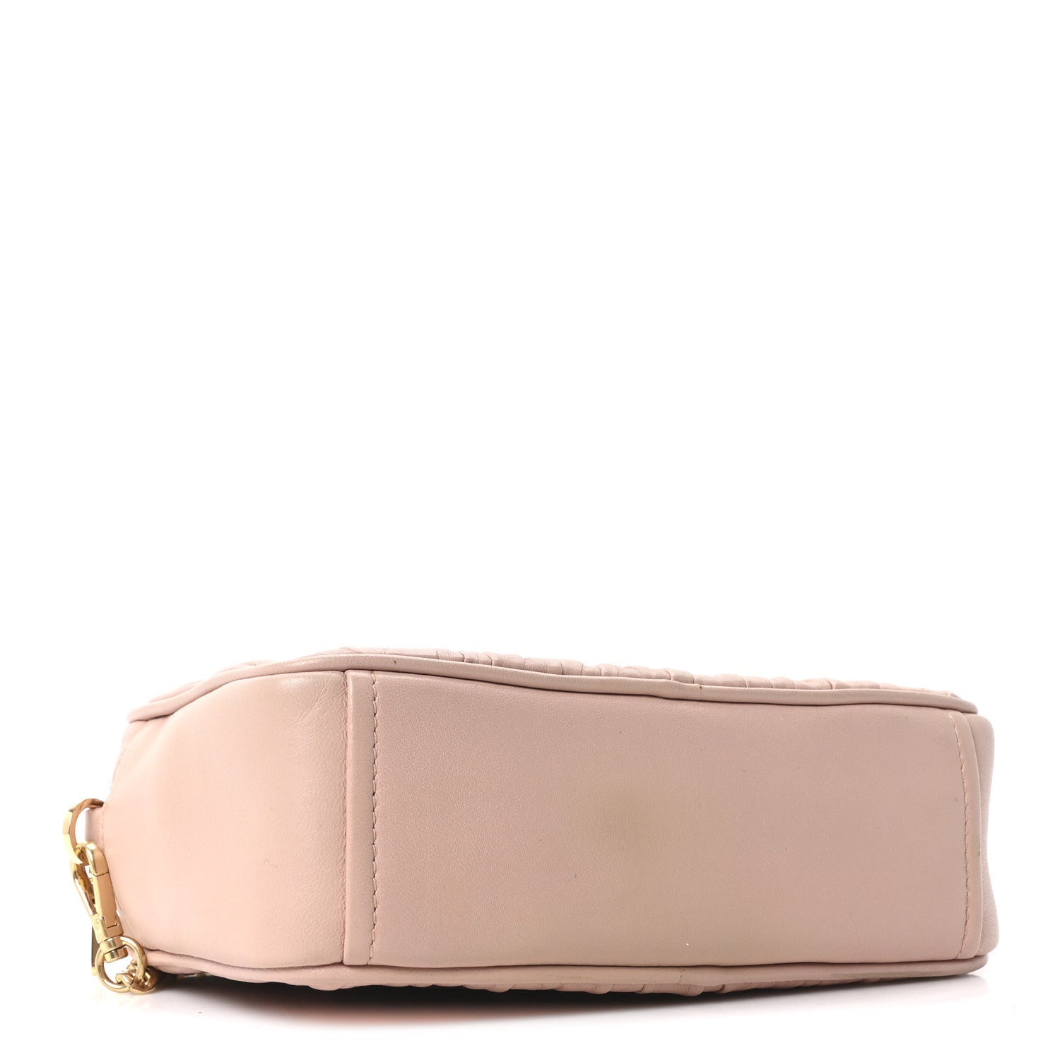 Nappa Gaufre Camera Bag Cipria