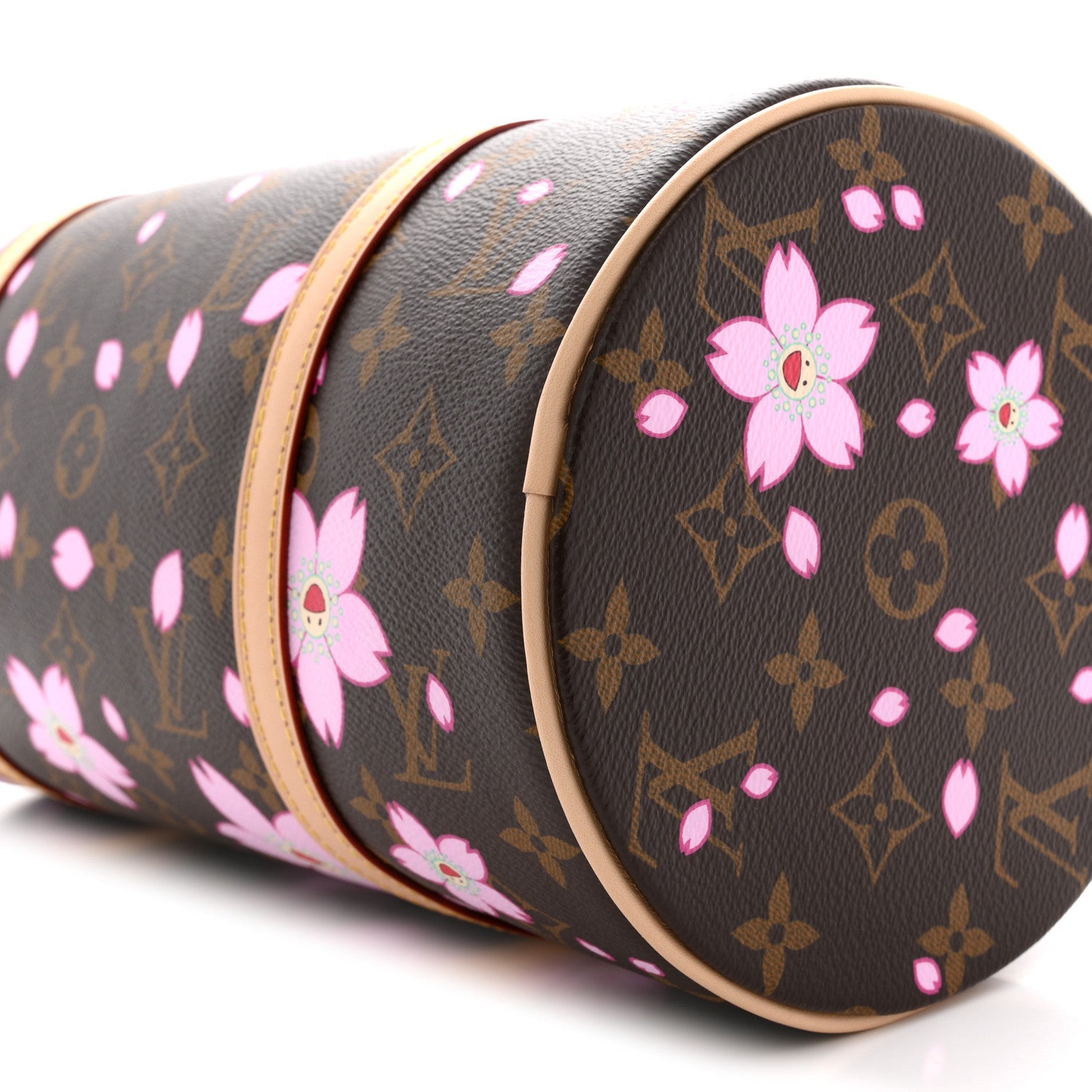 LV X TM Monogram Cherry Blossom Papillon Sakura Brown